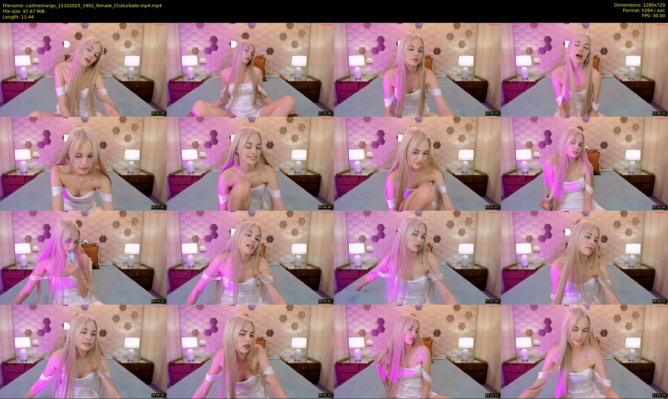 callmemargo — 12 minute Chaturbate female cam show recording, 720p, Oct 15, 2025