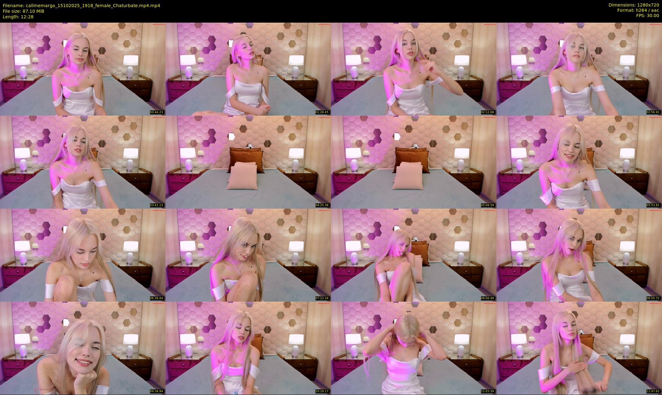 callmemargo — 13 minute Chaturbate female cam show recording, 720p, Oct 15, 2025