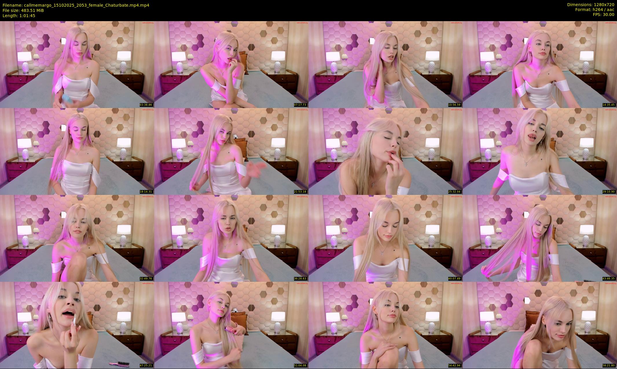 callmemargo — 62 minute Chaturbate female cam show recording, 720p, Oct 15, 2025