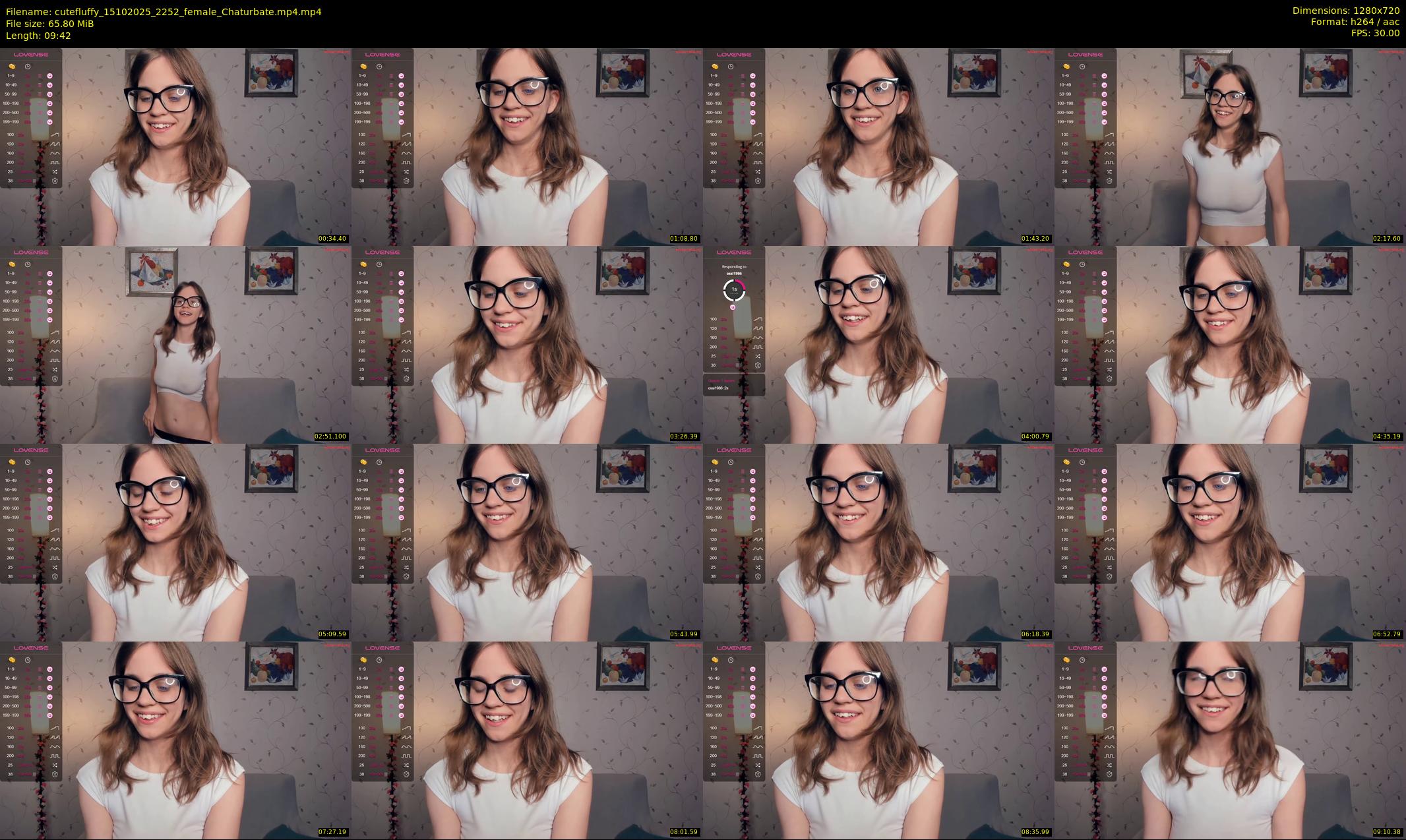 cutefluffy — 10 minute Chaturbate female cam show recording, 720p, Oct 15, 2025