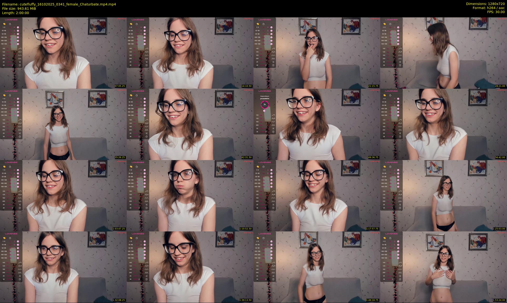 cutefluffy — 120 minute Chaturbate female cam show recording, 720p, Oct 16, 2025