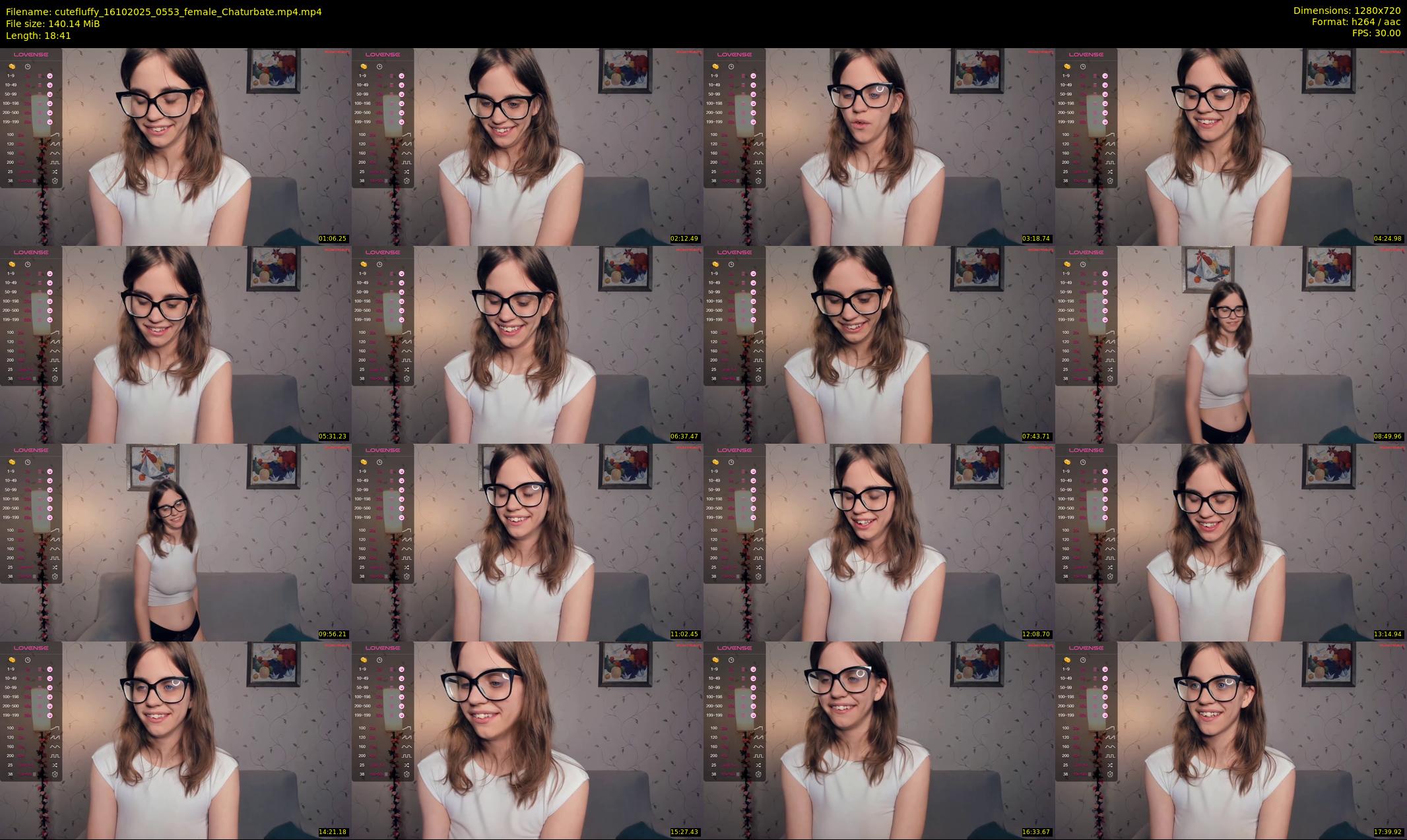 cutefluffy — 19 minute Chaturbate female cam show recording, 720p, Oct 16, 2025