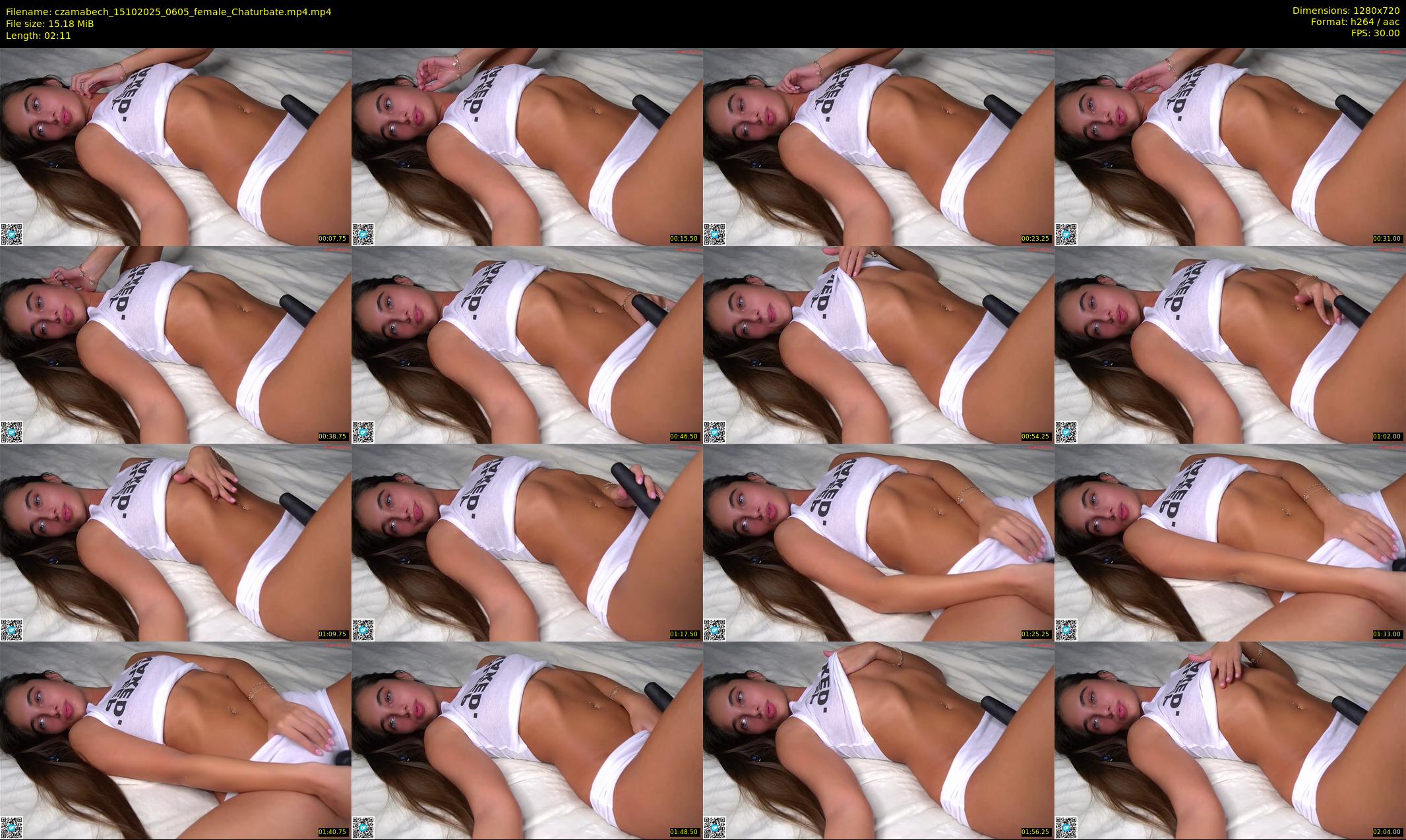 czamabech — 3 minute Chaturbate female cam show recording, 720p, Oct 15, 2025