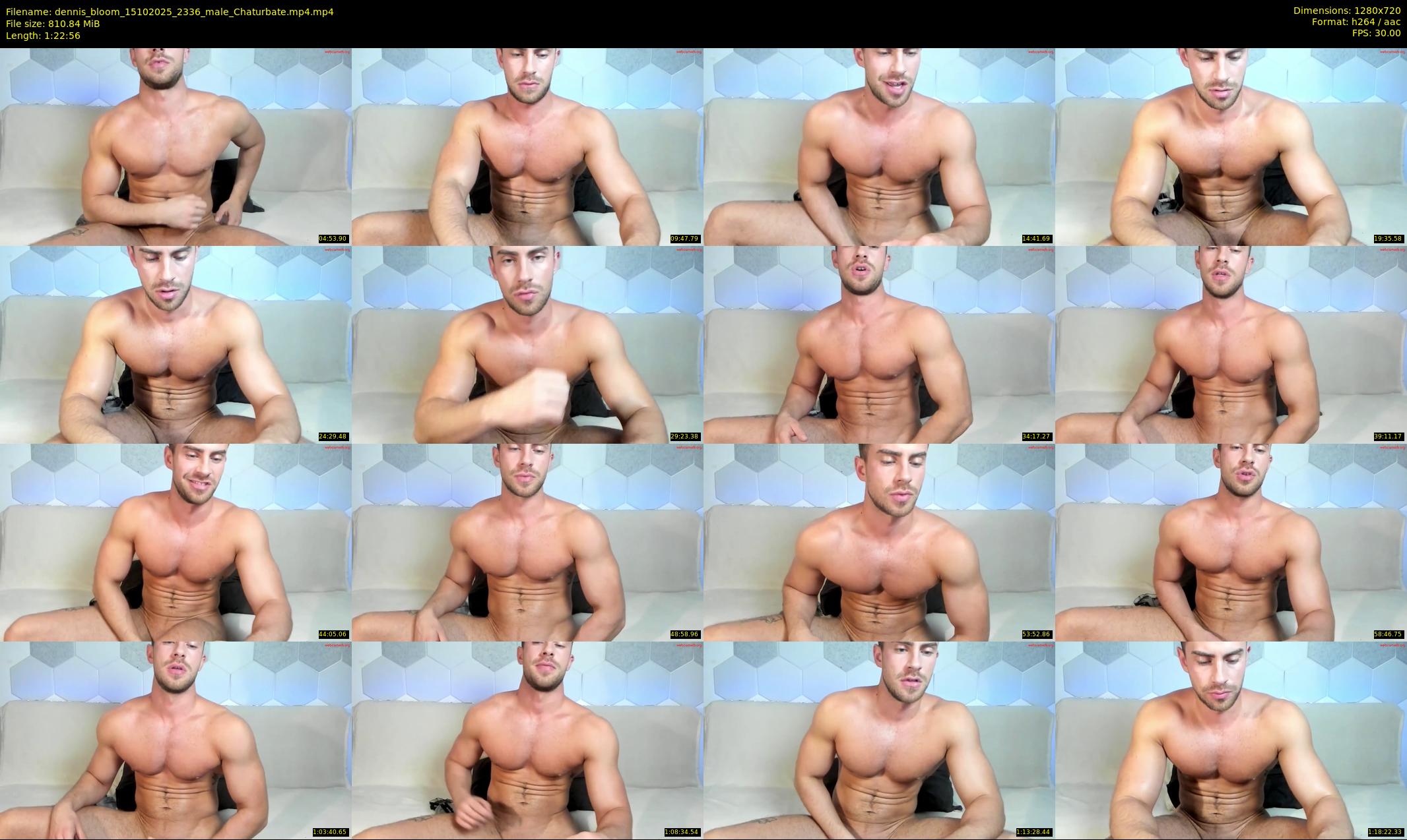 dennis_bloom — 83 minute Chaturbate male cam show recording, 720p, Oct 15, 2025