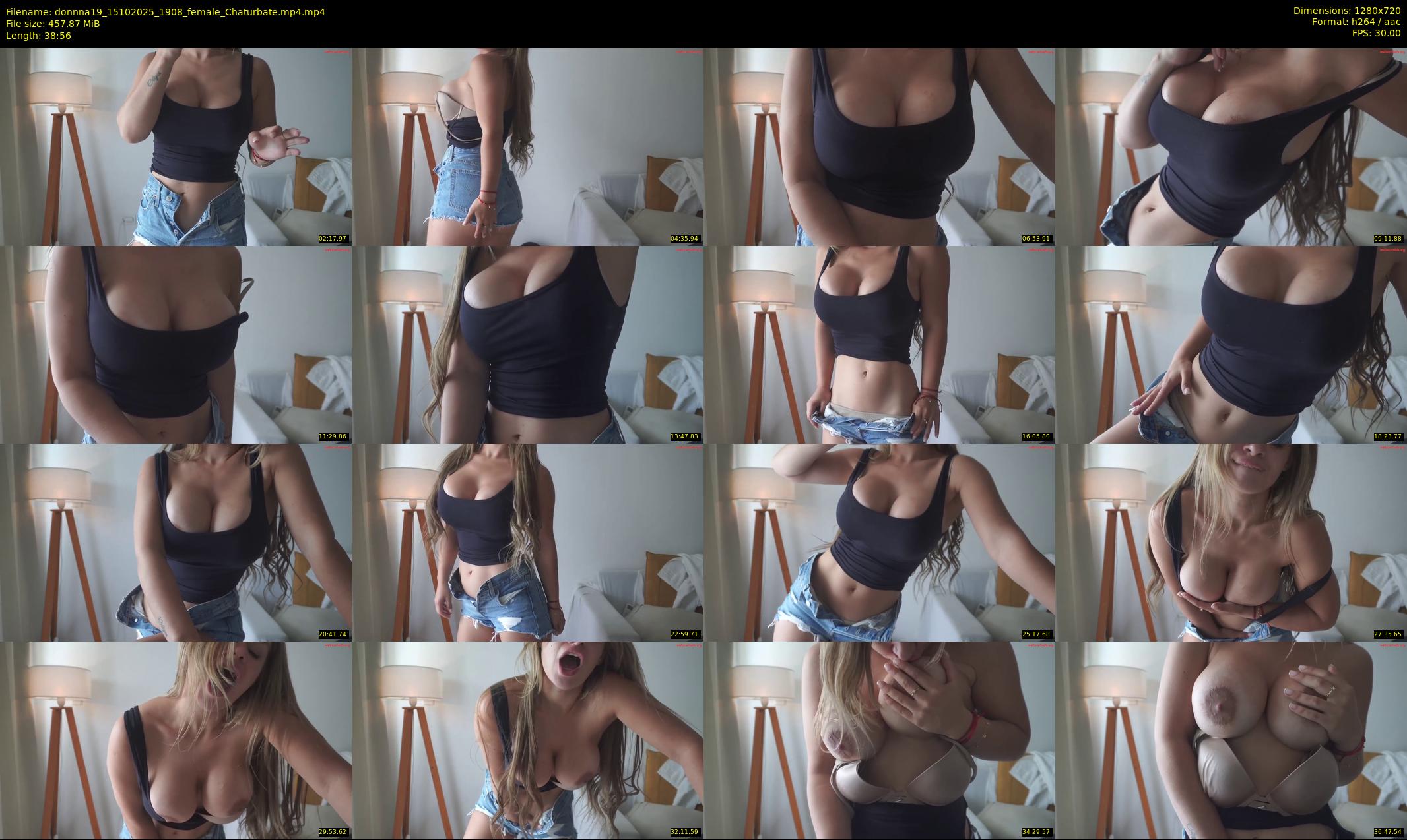 donnna19 — 39 minute Chaturbate female cam show recording, 720p, Oct 15, 2025