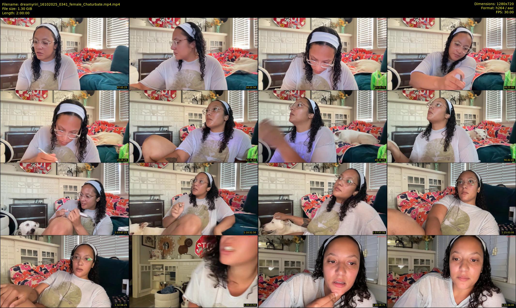 dreamyriri — 120 minute Chaturbate female cam show recording, 720p, Oct 16, 2025