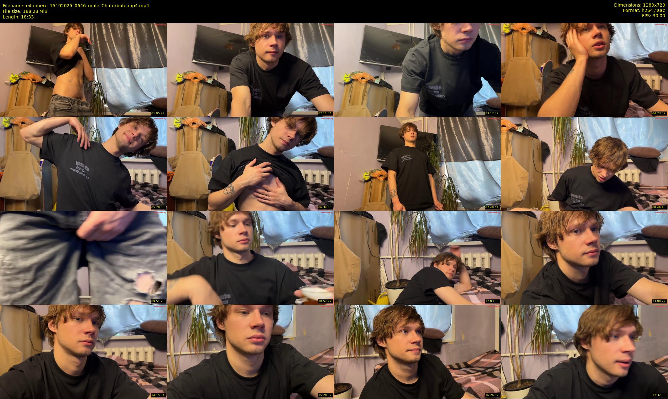 eitanhere — 19 minute Chaturbate male cam show recording, 720p, Oct 15, 2025
