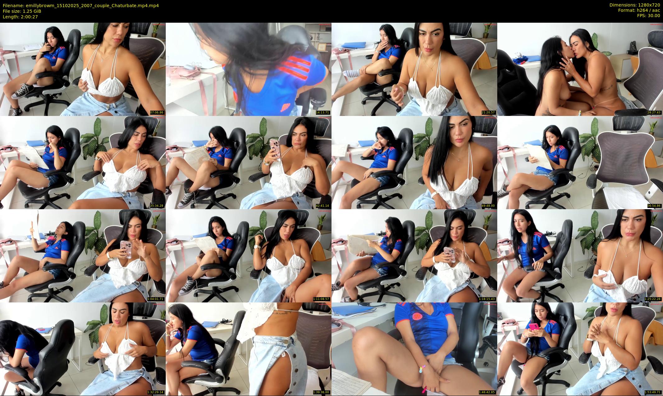 emillybrowm — 121 minute Chaturbate couple cam show recording, 720p, Oct 15, 2025