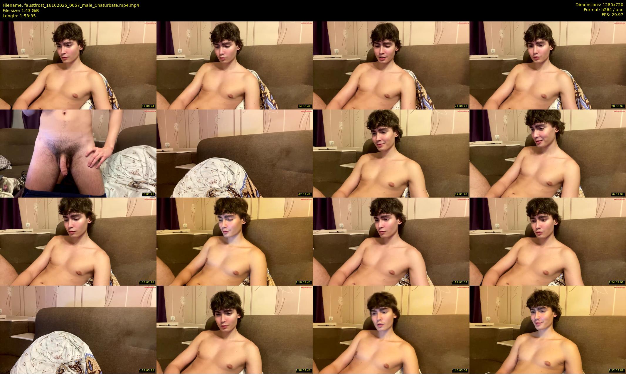 faustfrost — 119 minute Chaturbate male cam show recording, 720p, Oct 16, 2025