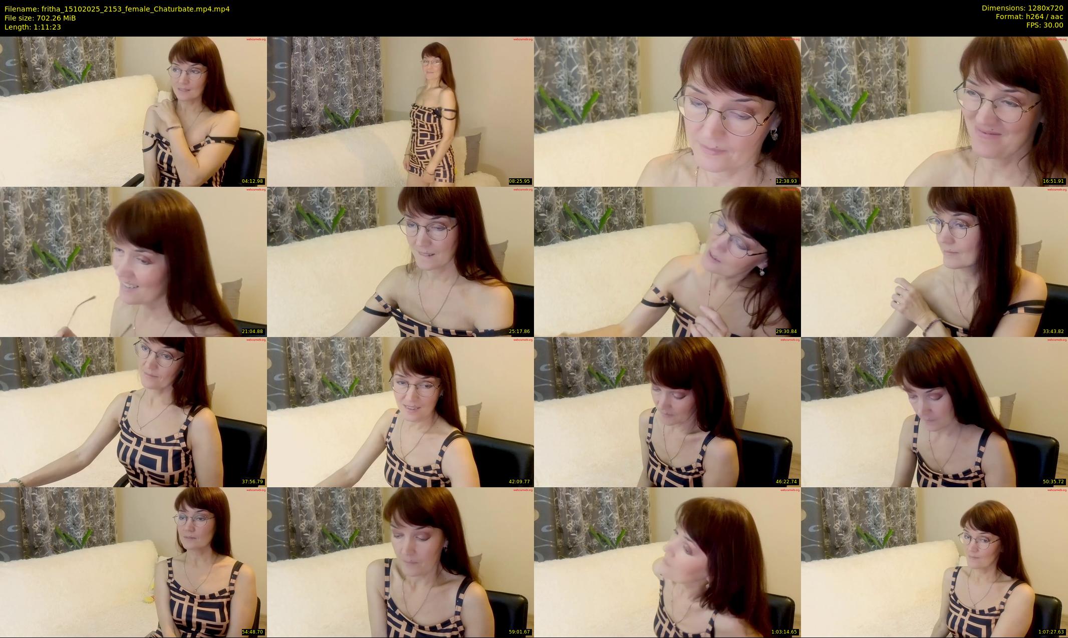 fritha — 72 minute Chaturbate female cam show recording, 720p, Oct 15, 2025