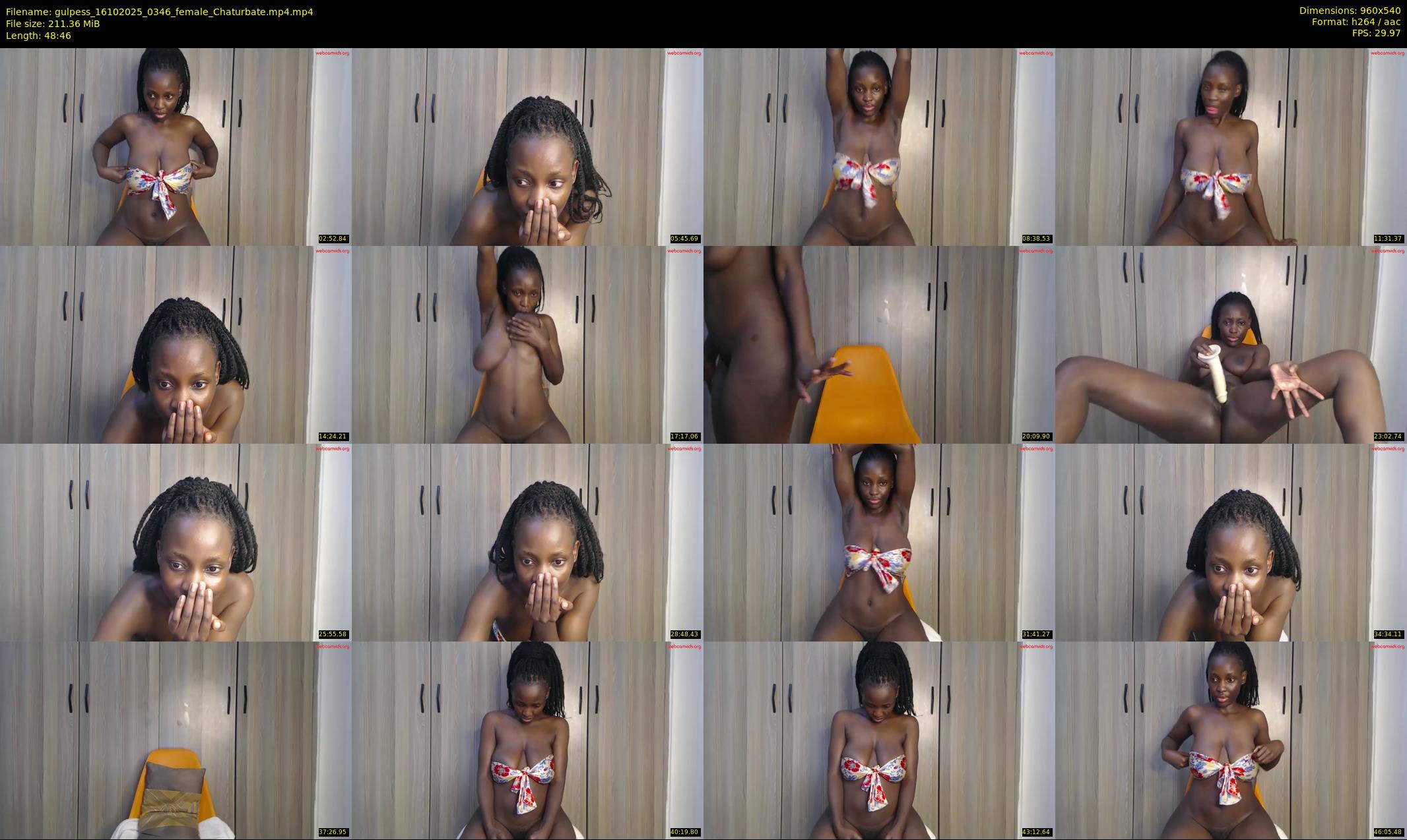 gulpess — 49 minute Chaturbate female cam show recording, 480p, Oct 16, 2025