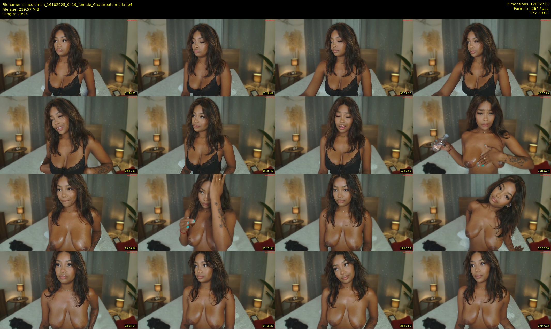 isaacoleman — 30 minute Chaturbate female cam show recording, 720p, Oct 16, 2025