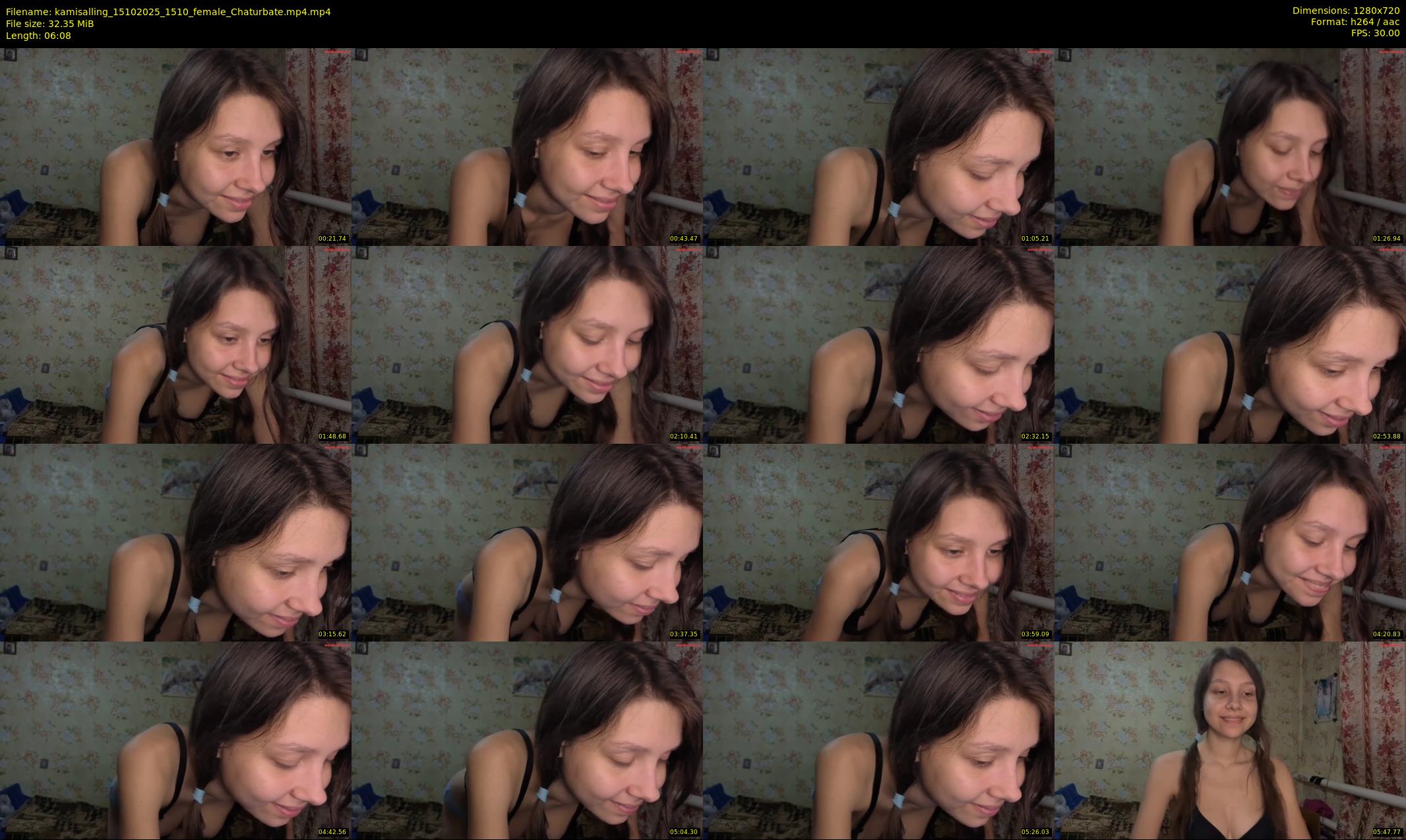 kamisalling — 7 minute Chaturbate female cam show recording, 720p, Oct 15, 2025