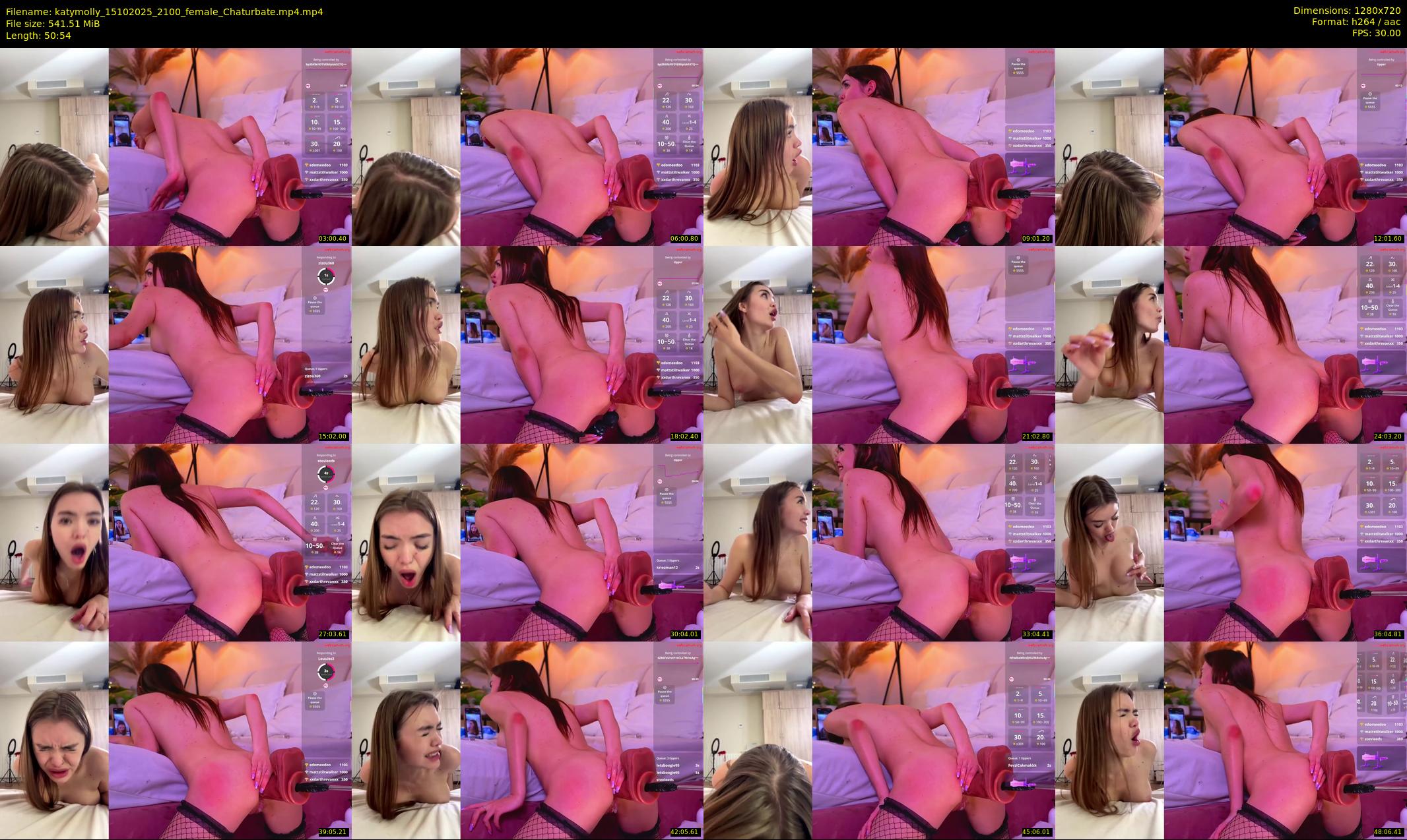 katymolly — 51 minute Chaturbate female cam show recording, 720p, Oct 15, 2025