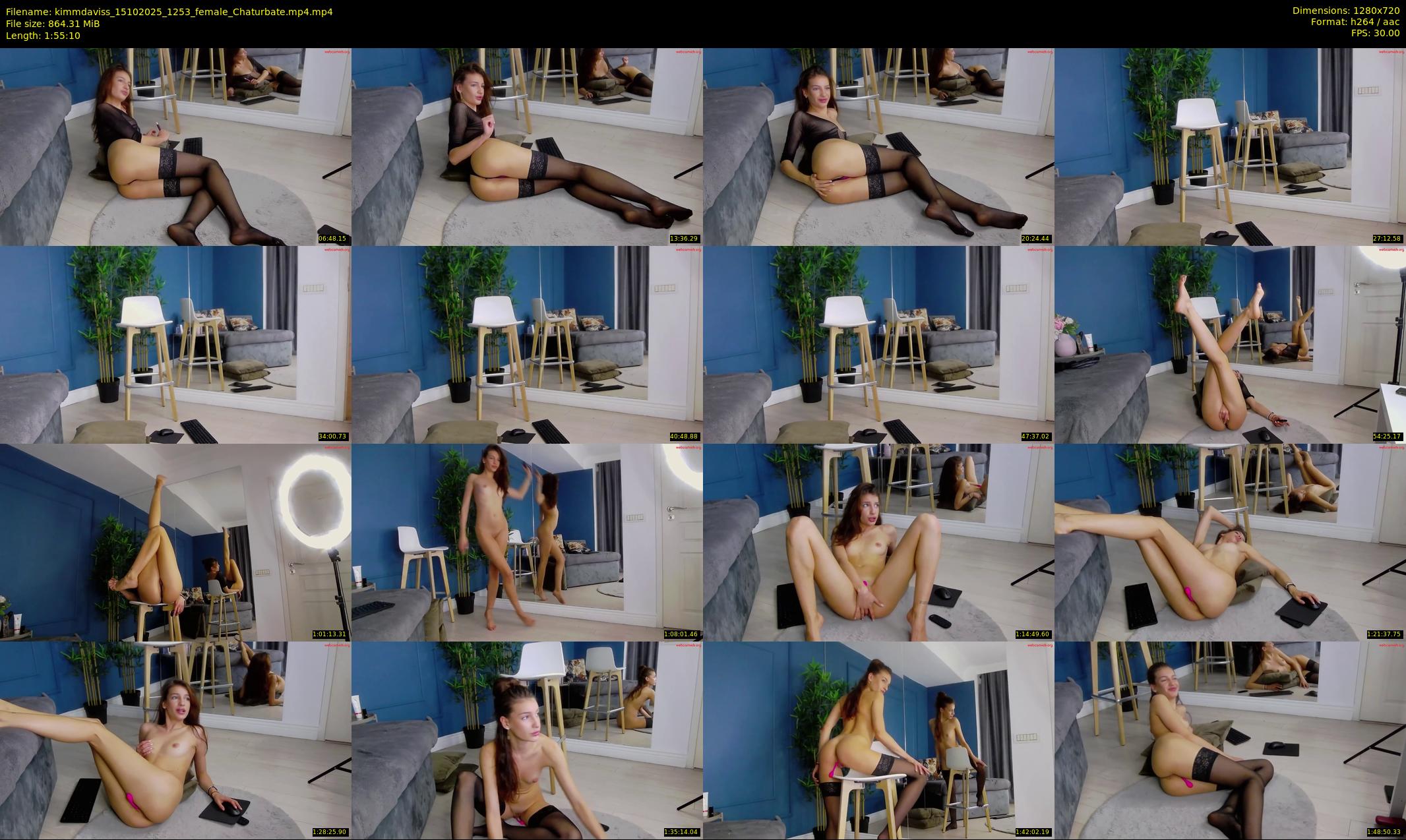 kimmdaviss — 116 minute Chaturbate female cam show recording, 720p, Oct 15, 2025
