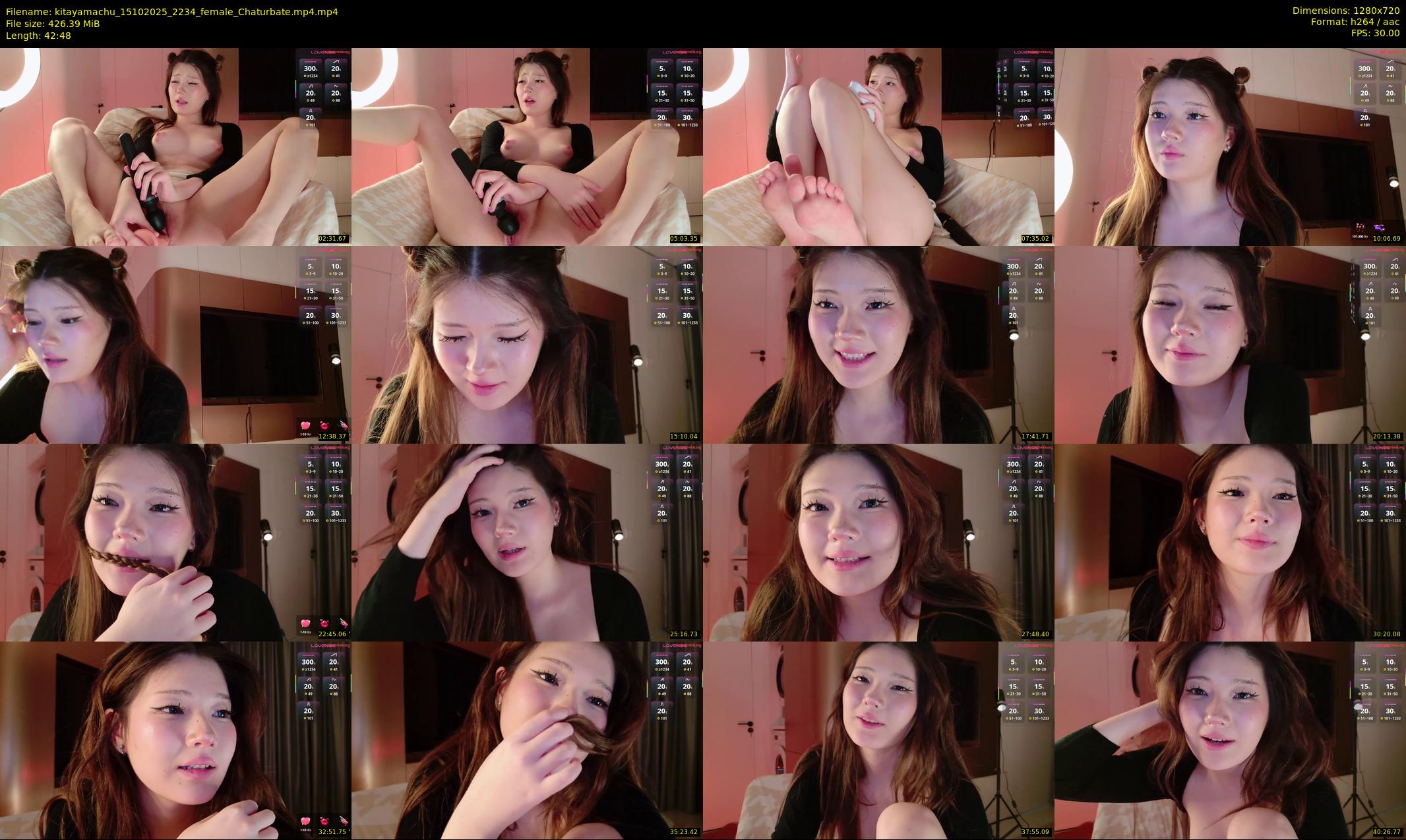 kitayamachu — 43 minute Chaturbate female cam show recording, 720p, Oct 15, 2025