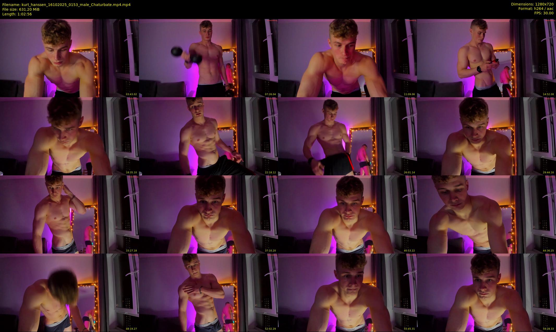 kurt_hanssen — 63 minute Chaturbate male cam show recording, 720p, Oct 16, 2025