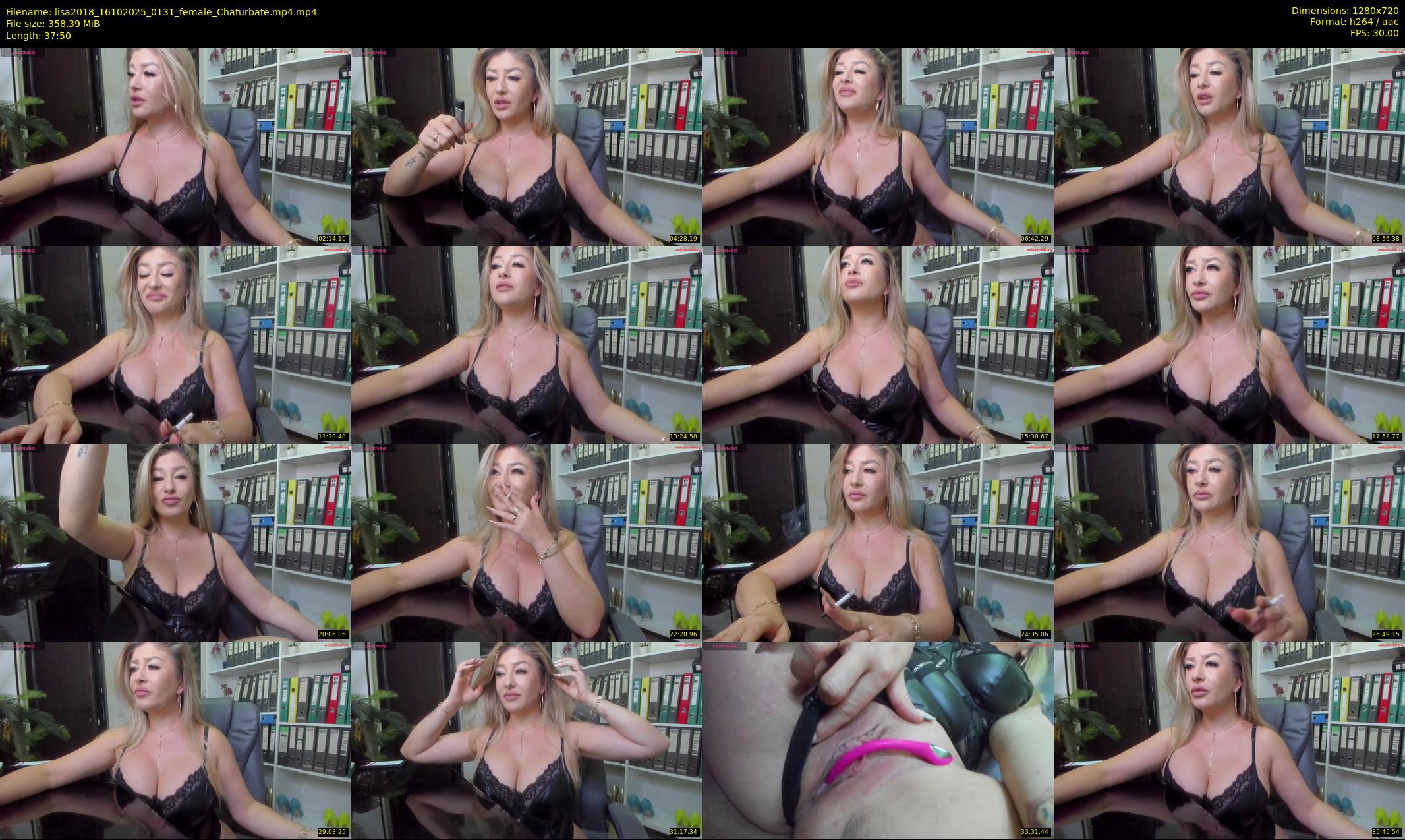 lisa2018 — 38 minute Chaturbate female cam show recording, 720p, Oct 16, 2025