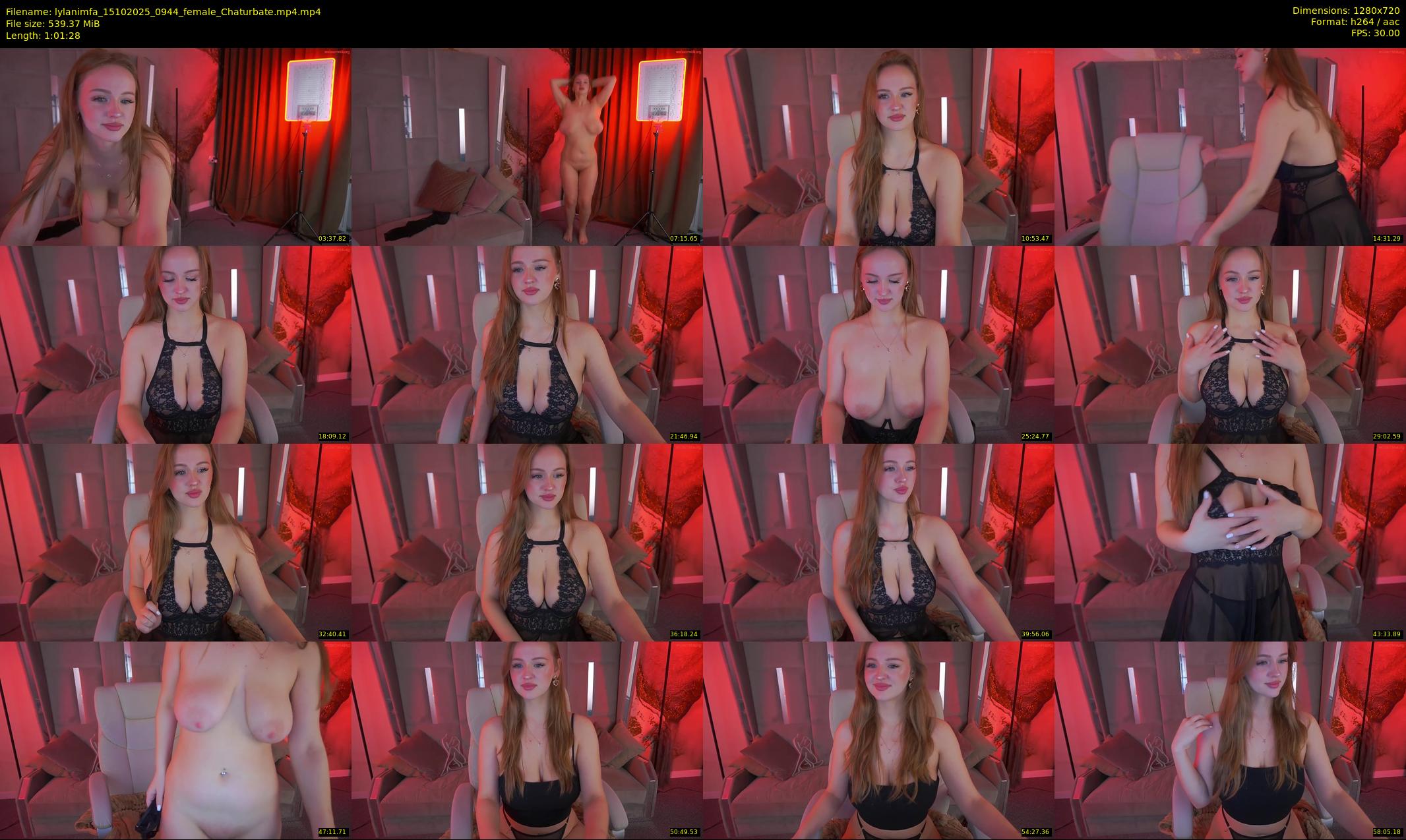 lylanimfa — 62 minute Chaturbate female cam show recording, 720p, Oct 15, 2025