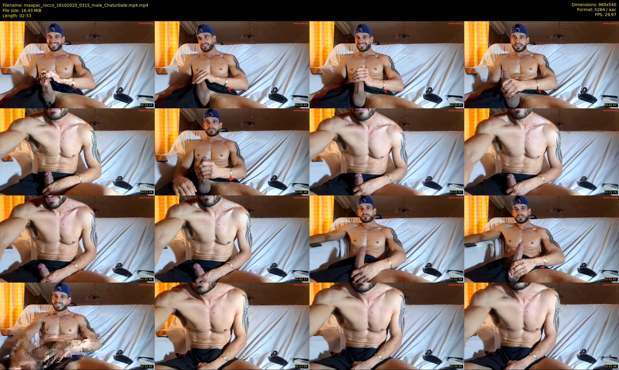 maxpac_rocco — 3 minute Chaturbate male cam show recording, 480p, Oct 16, 2025