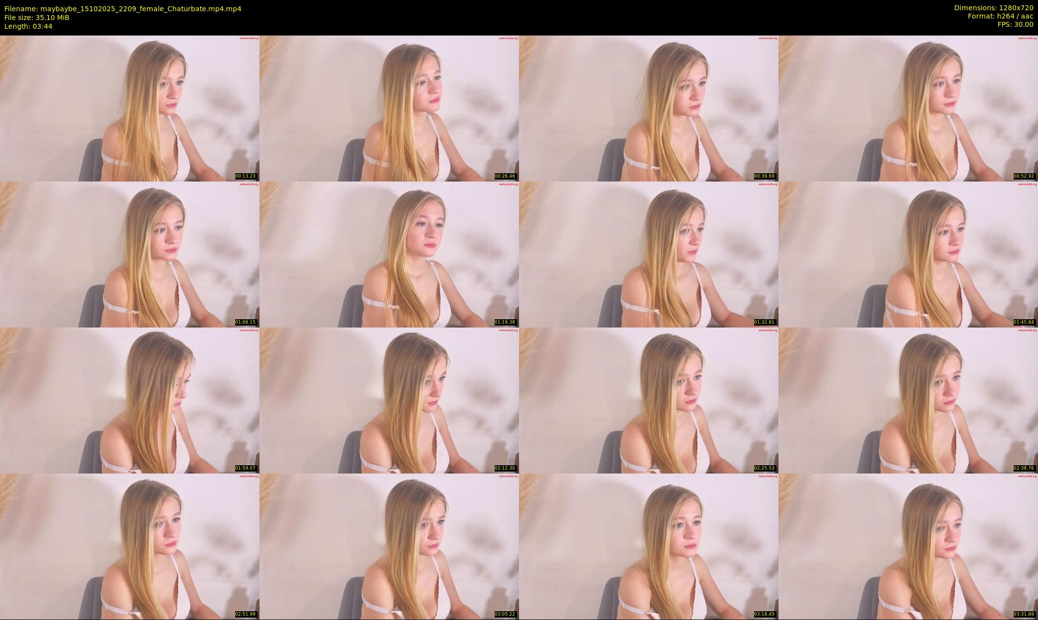 maybaybe — 4 minute Chaturbate female cam show recording, 720p, Oct 15, 2025