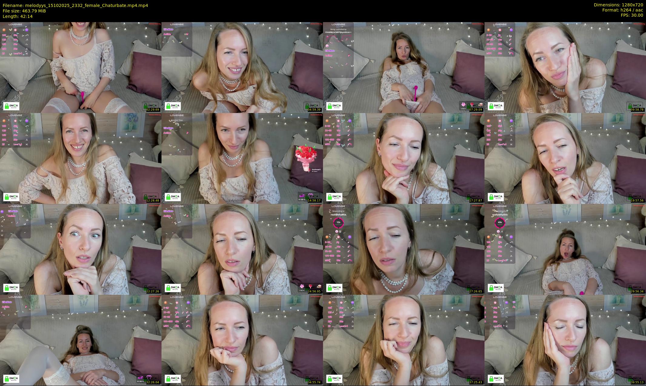 melodyys — 43 minute Chaturbate female cam show recording, 720p, Oct 15, 2025