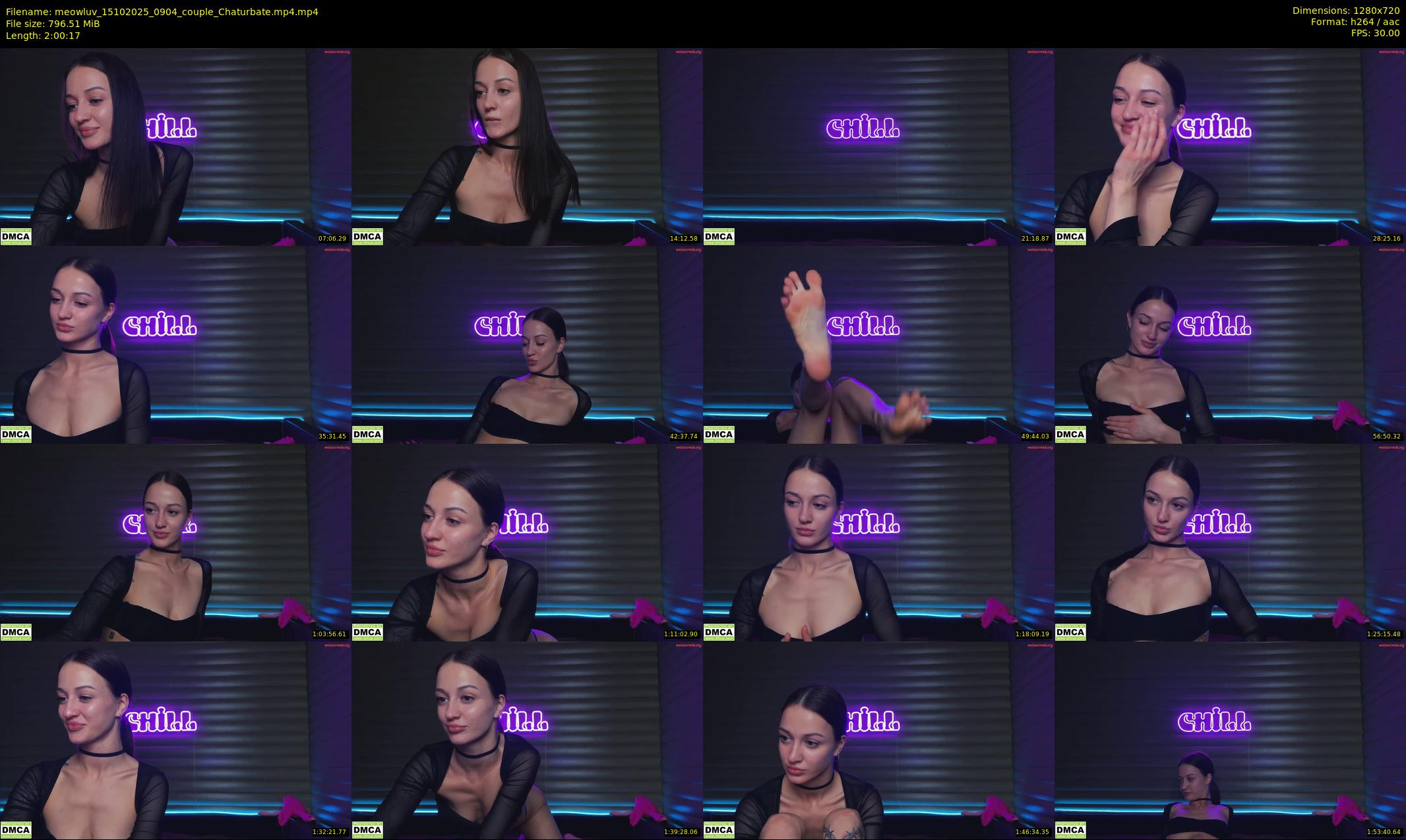 meowluv — 121 minute Chaturbate couple cam show recording, 720p, Oct 15, 2025