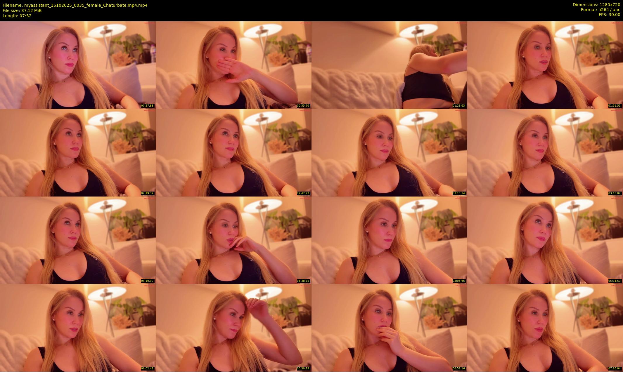 myassistant — 8 minute Chaturbate female cam show recording, 720p, Oct 16, 2025
