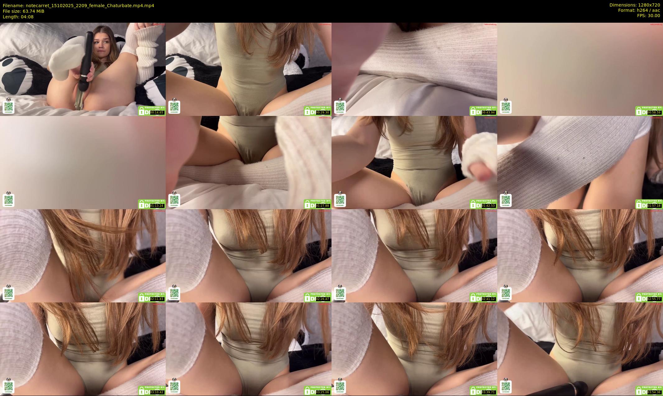 notecarret — 5 minute Chaturbate female cam show recording, 720p, Oct 15, 2025