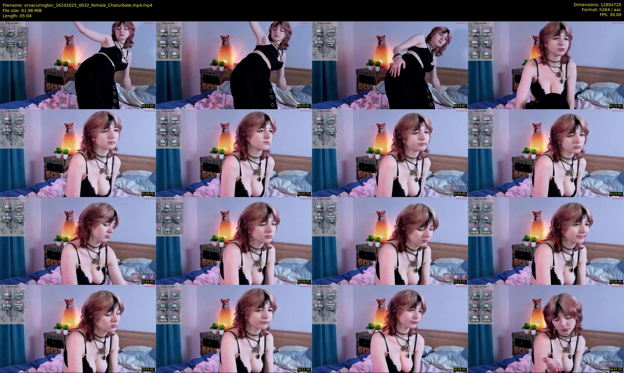 orvacurington — 6 minute Chaturbate female cam show recording, 720p, Oct 16, 2025