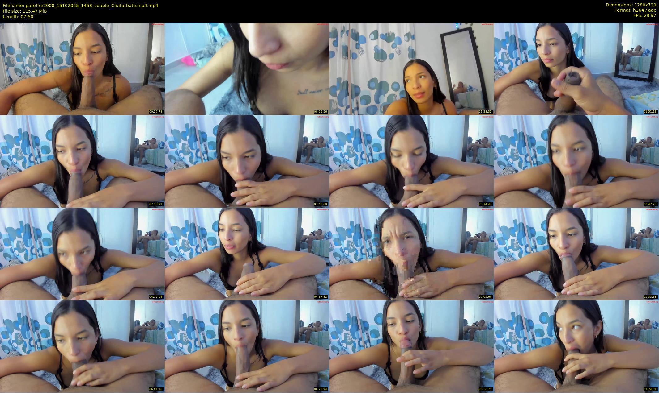 purefire2000 — 8 minute Chaturbate couple cam show recording, 720p, Oct 15, 2025