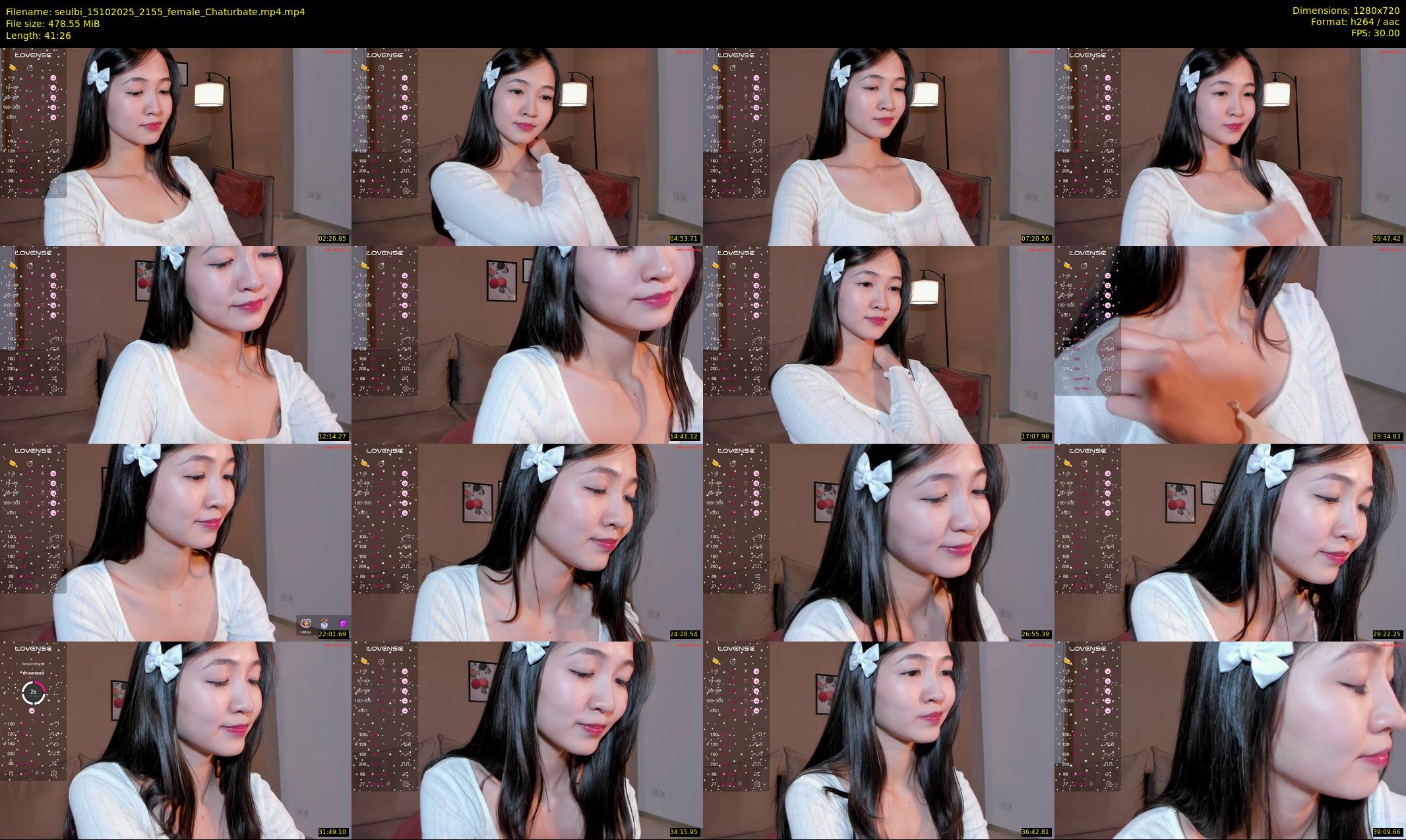 seulbi — 42 minute Chaturbate female cam show recording, 720p, Oct 15, 2025