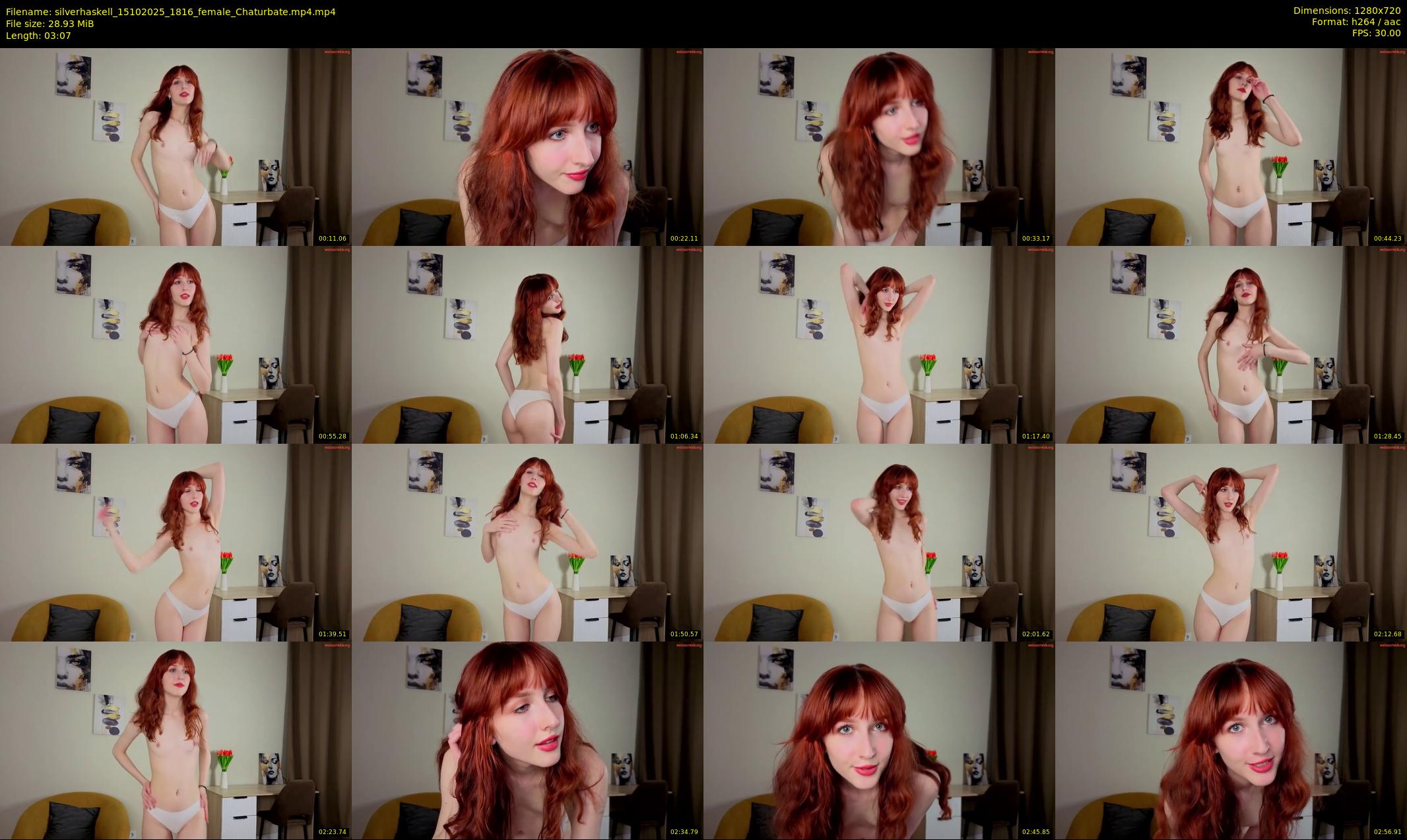silverhaskell — 4 minute Chaturbate female cam show recording, 720p, Oct 15, 2025