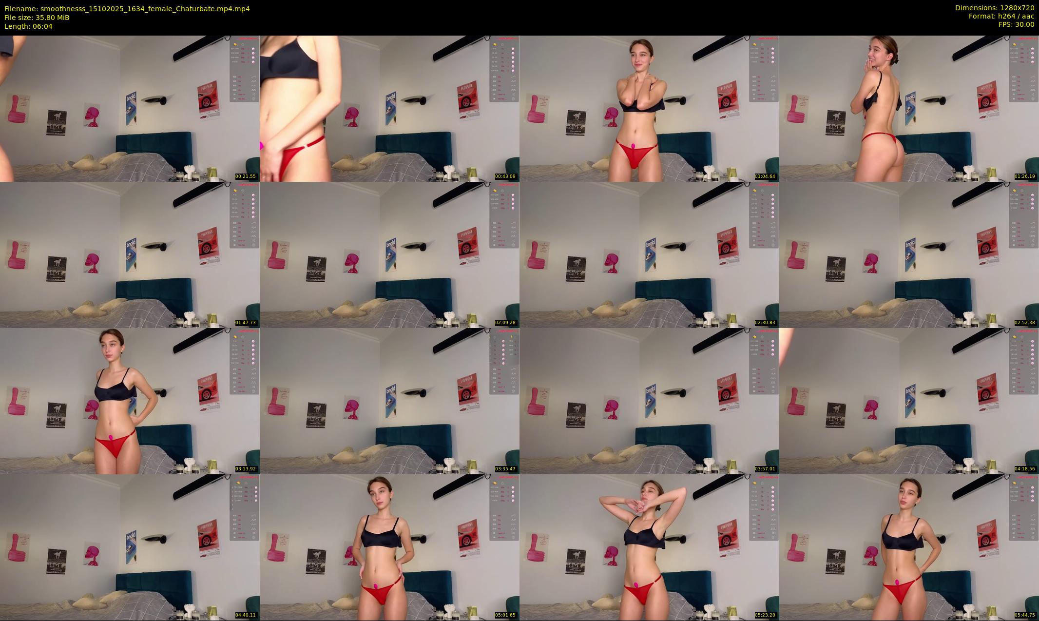 smoothnesss — 7 minute Chaturbate female cam show recording, 720p, Oct 15, 2025