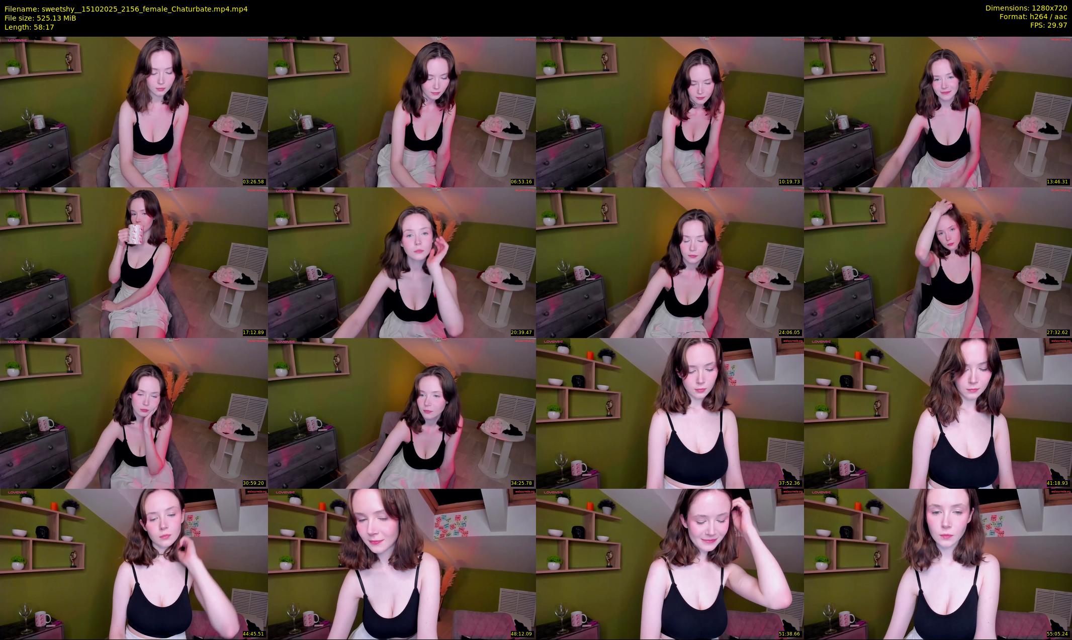 sweetshy_ — 59 minute Chaturbate female cam show recording, 720p, Oct 15, 2025