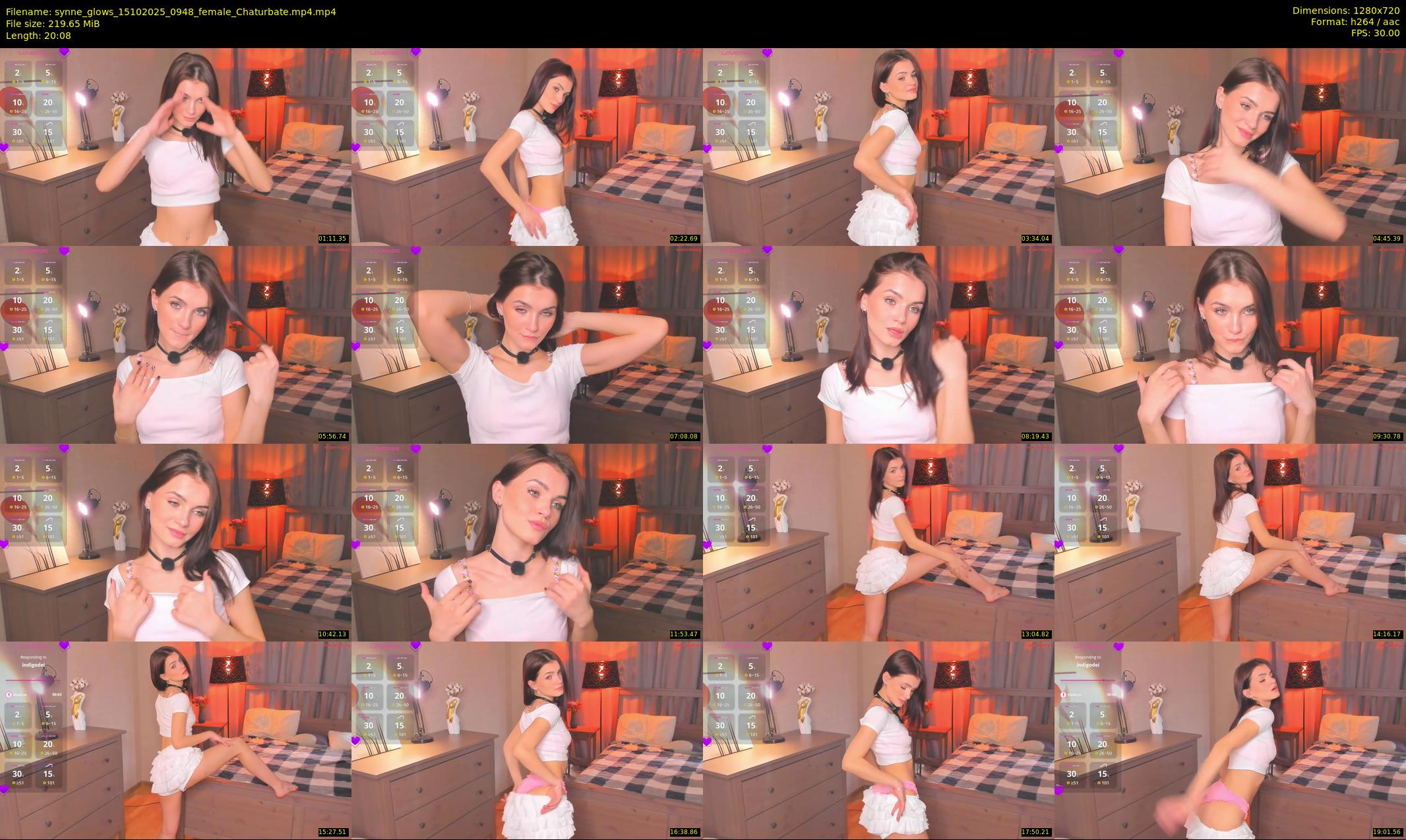 synne_glows — 21 minute Chaturbate female cam show recording, 720p, Oct 15, 2025