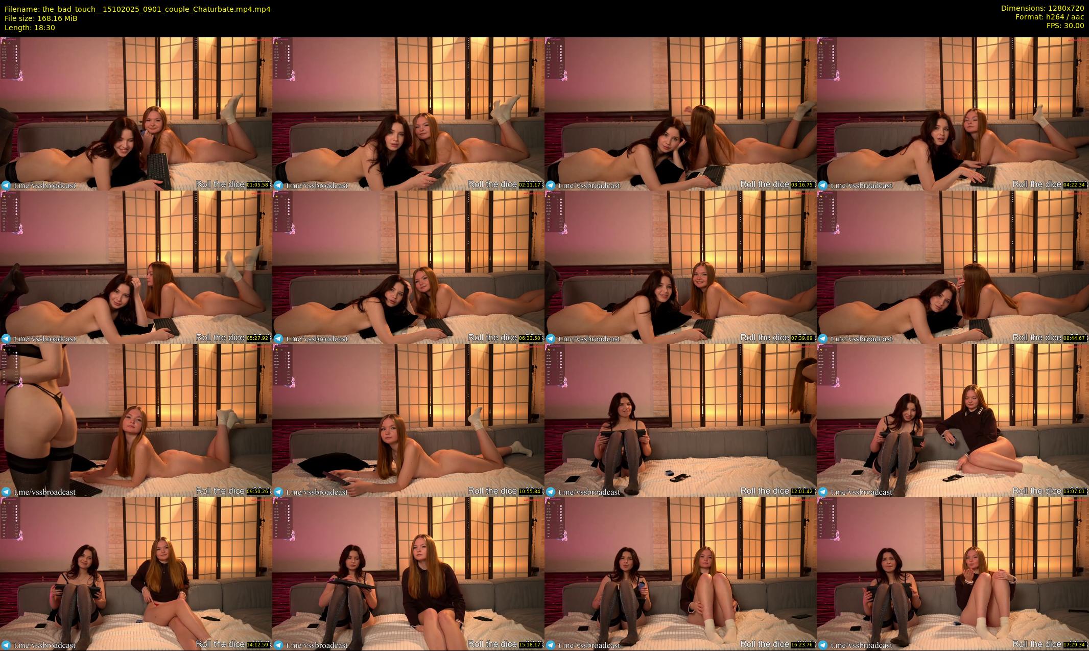 the_bad_touch_ — 19 minute Chaturbate couple cam show recording, 720p, Oct 15, 2025