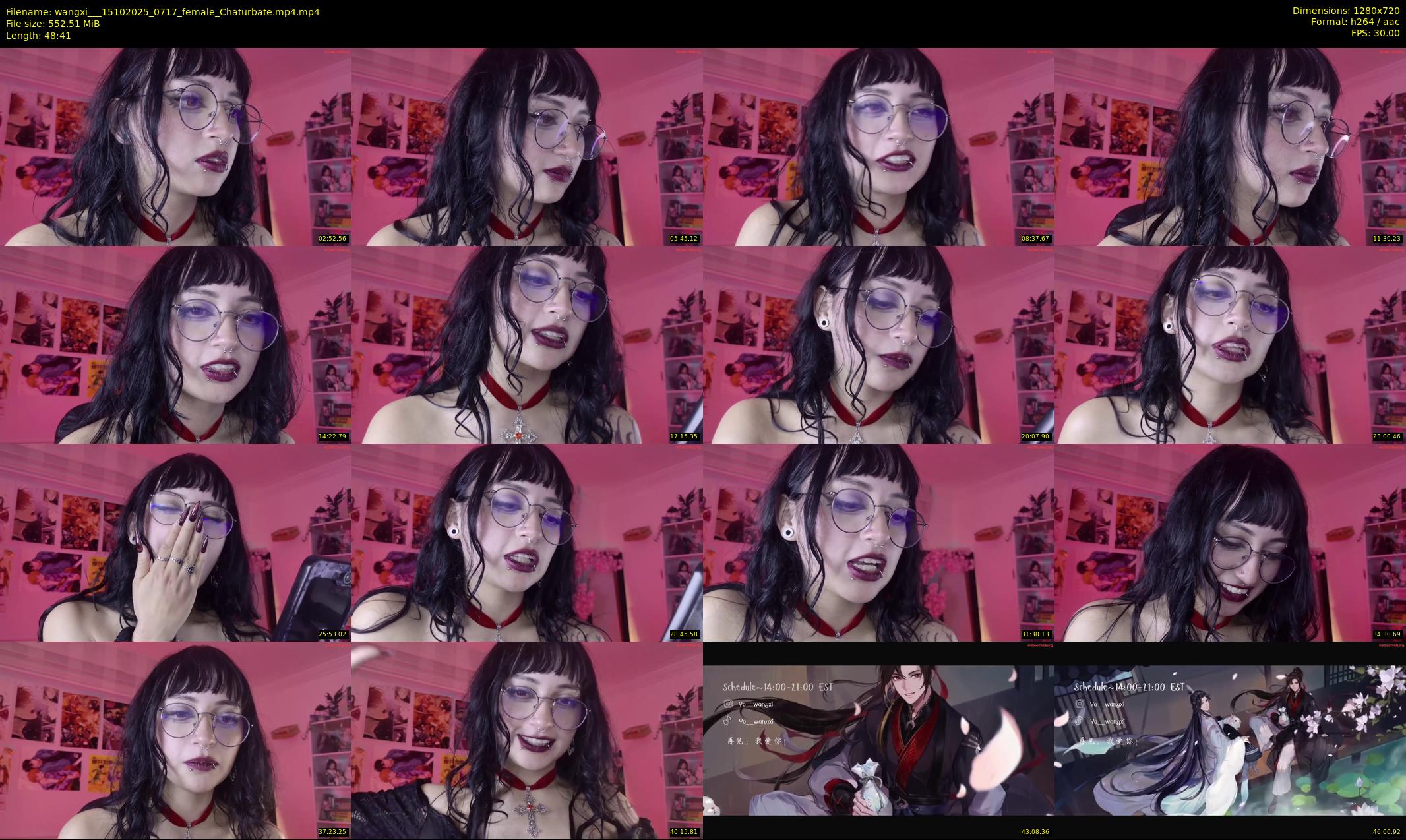 wangxi__ — 49 minute Chaturbate female cam show recording, 720p, Oct 15, 2025