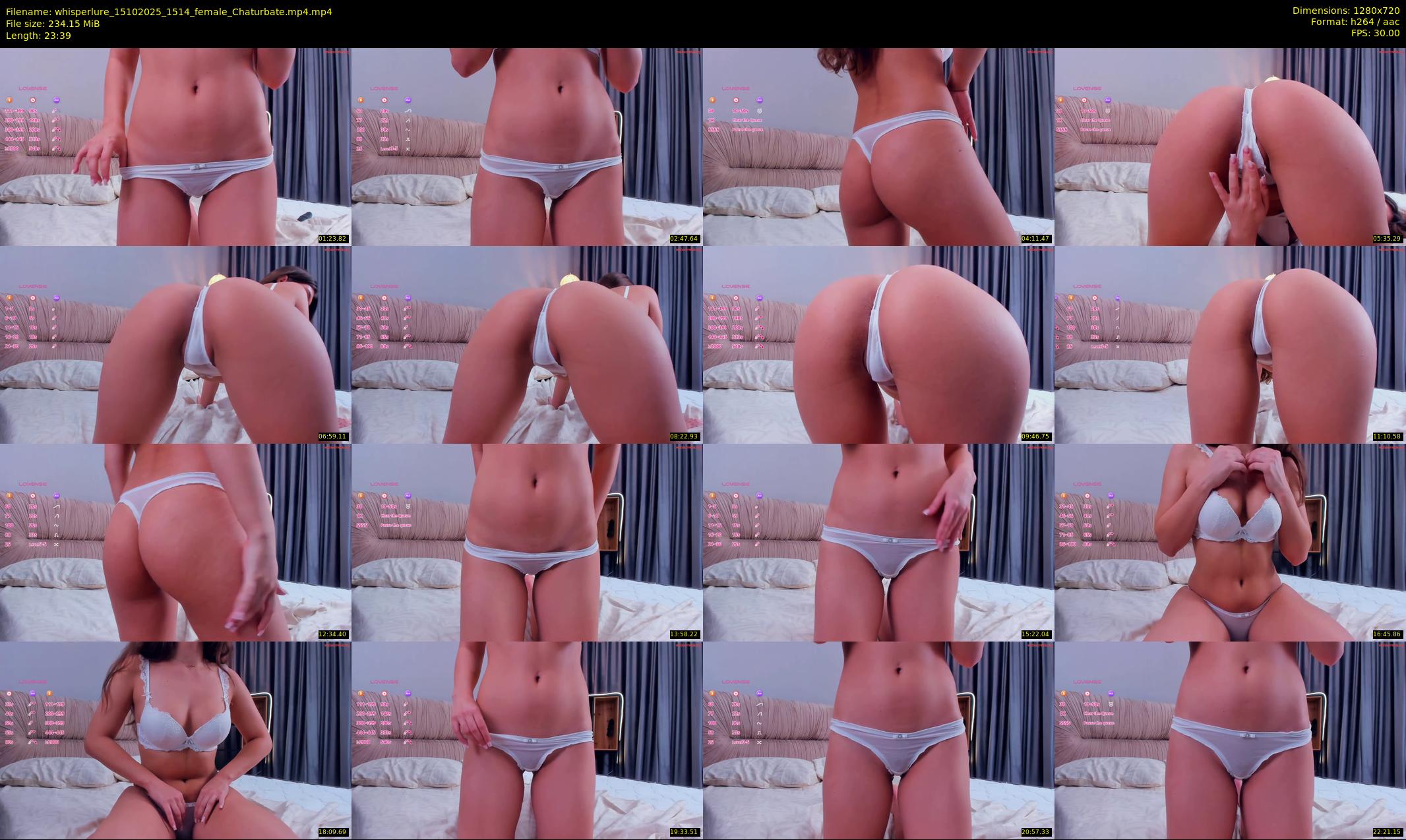whisperlure — 24 minute Chaturbate female cam show recording, 720p, Oct 15, 2025