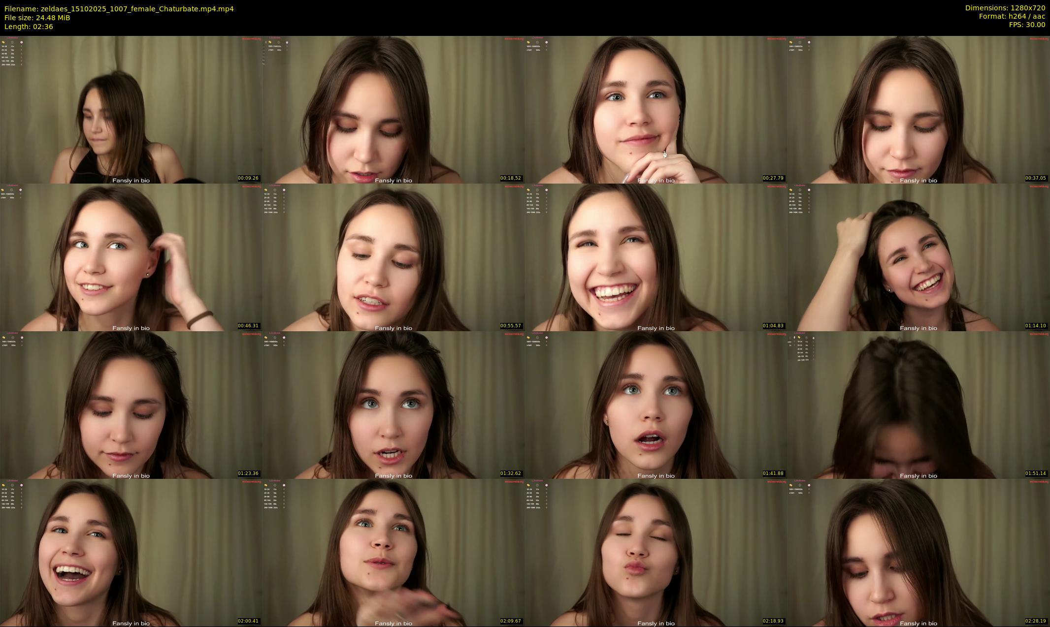 zeldaes — 3 minute Chaturbate female cam show recording, 720p, Oct 15, 2025