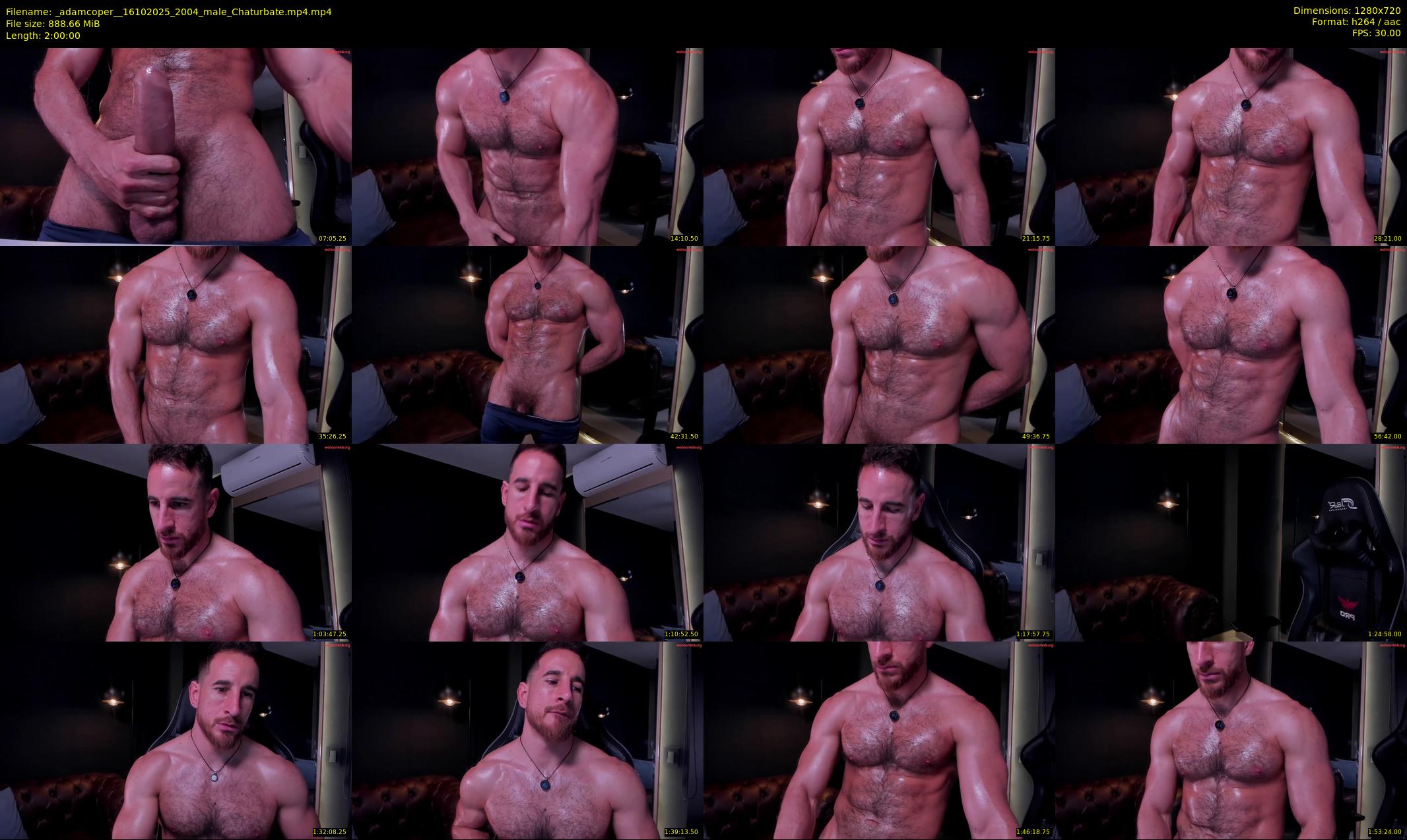 _adamcoper_ — 120 minute Chaturbate male cam show recording, 720p, Oct 16, 2025