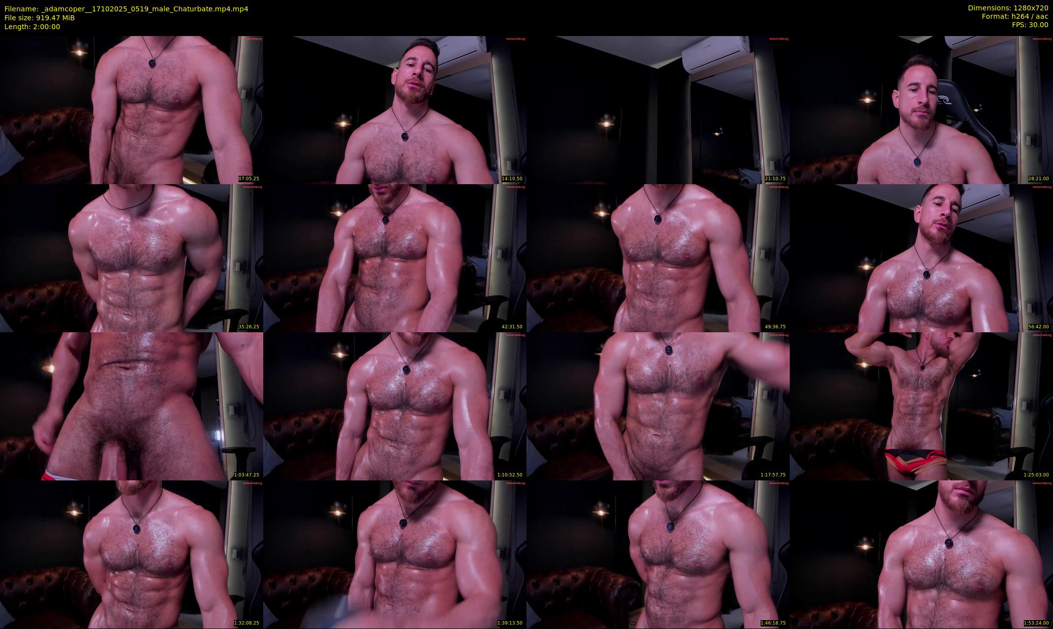 _adamcoper_ — 120 minute Chaturbate male cam show recording, 720p, Oct 17, 2025