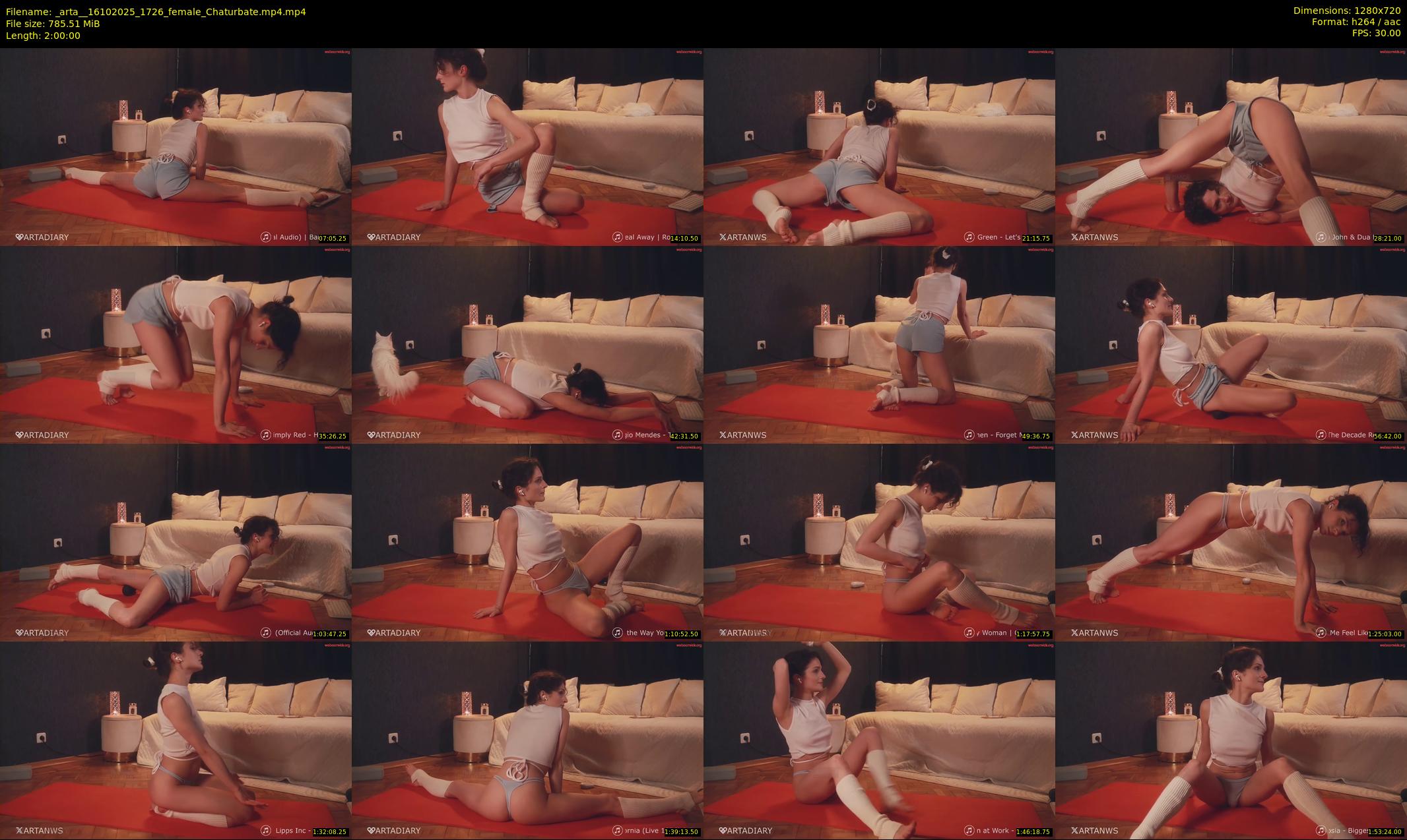 _arta_ — 120 minute Chaturbate female cam show recording, 720p, Oct 16, 2025