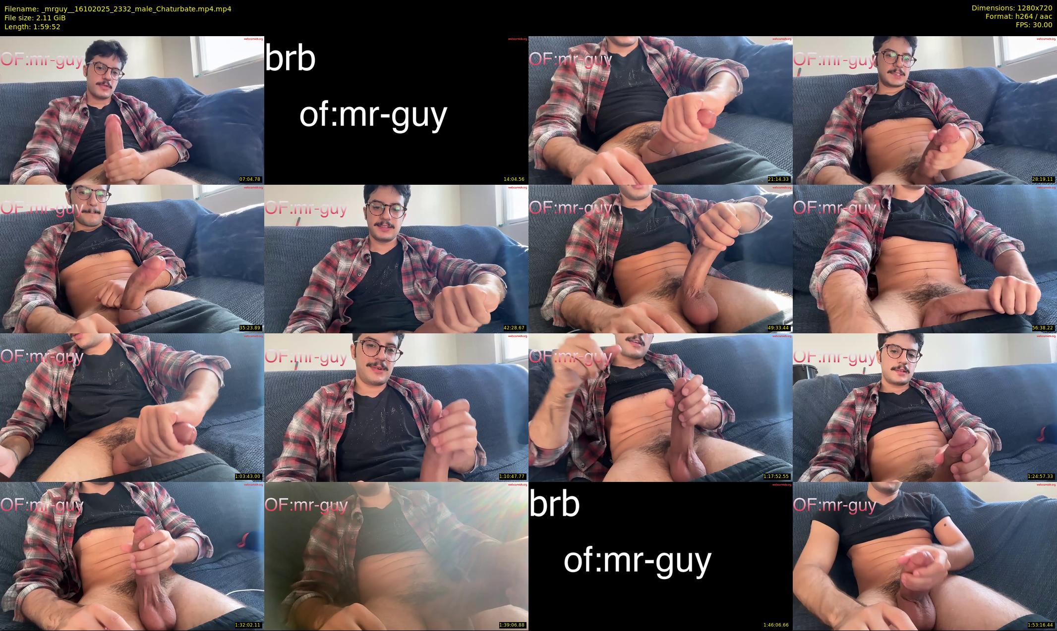 _mrguy_ — 120 minute Chaturbate male cam show recording, 720p, Oct 16, 2025