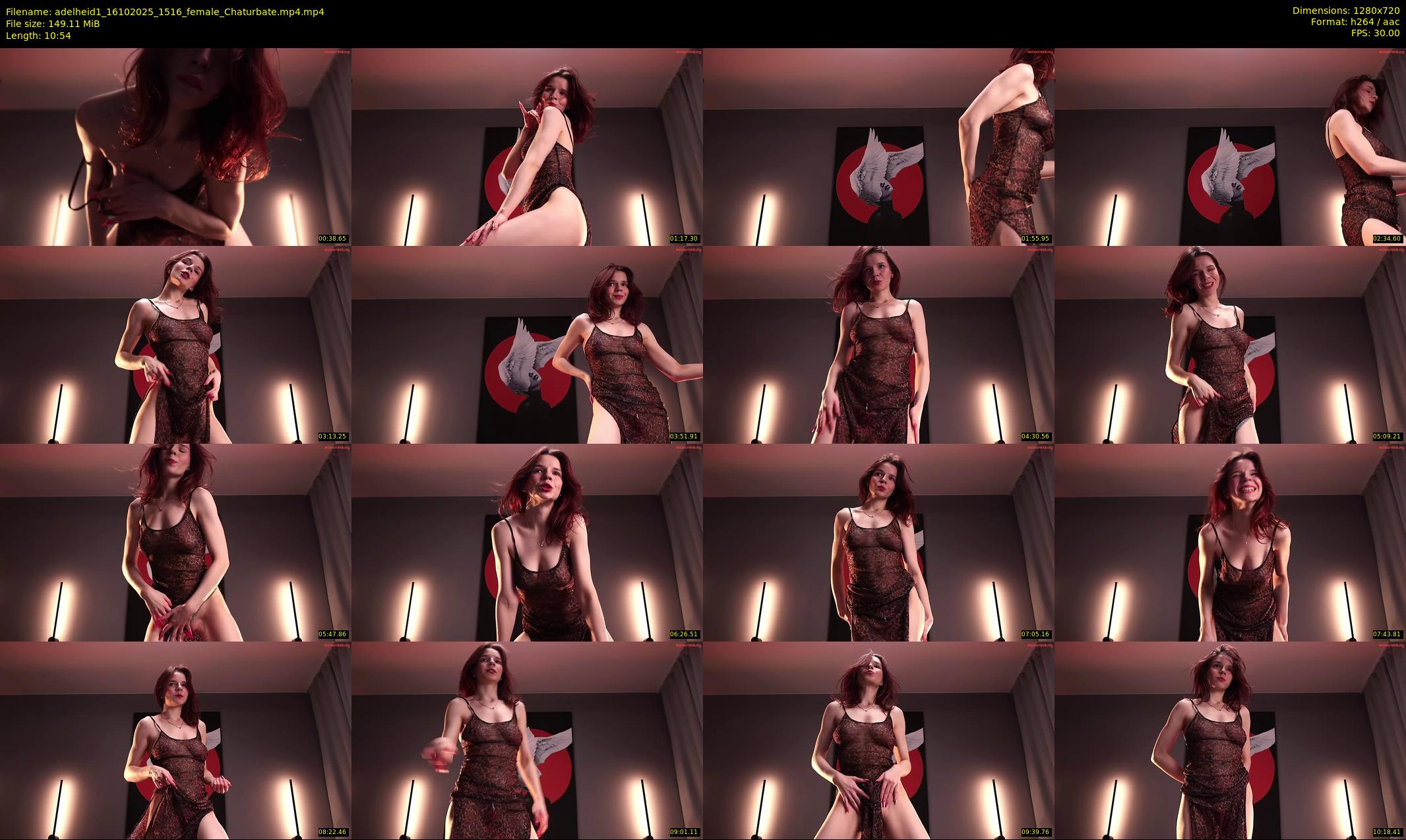 adelheid1 — 11 minute Chaturbate female cam show recording, 720p, Oct 16, 2025