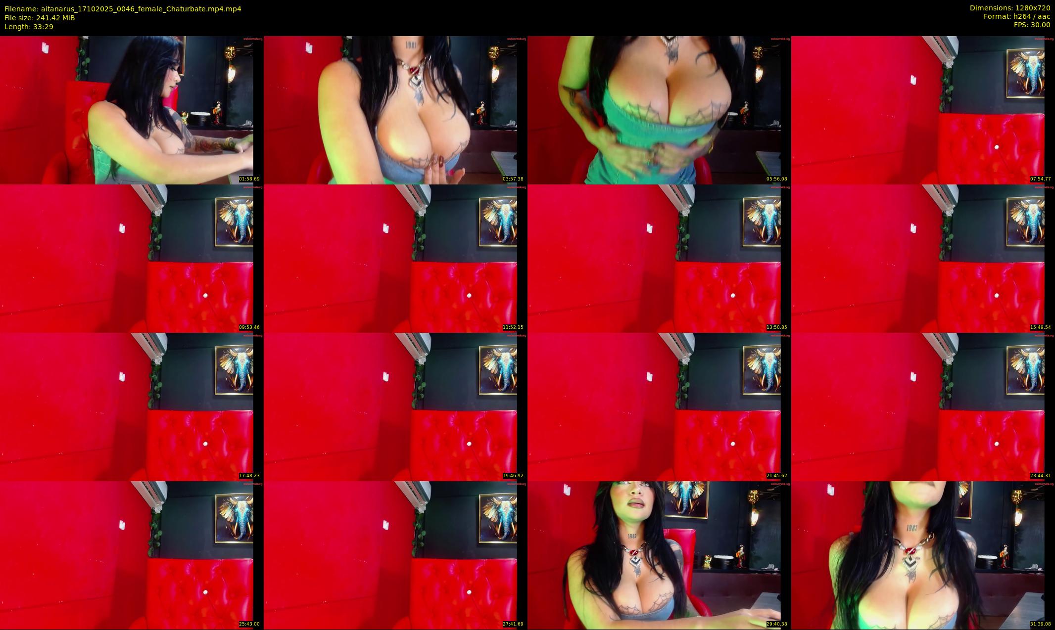 aitanarus — 34 minute Chaturbate female cam show recording, 720p, Oct 17, 2025