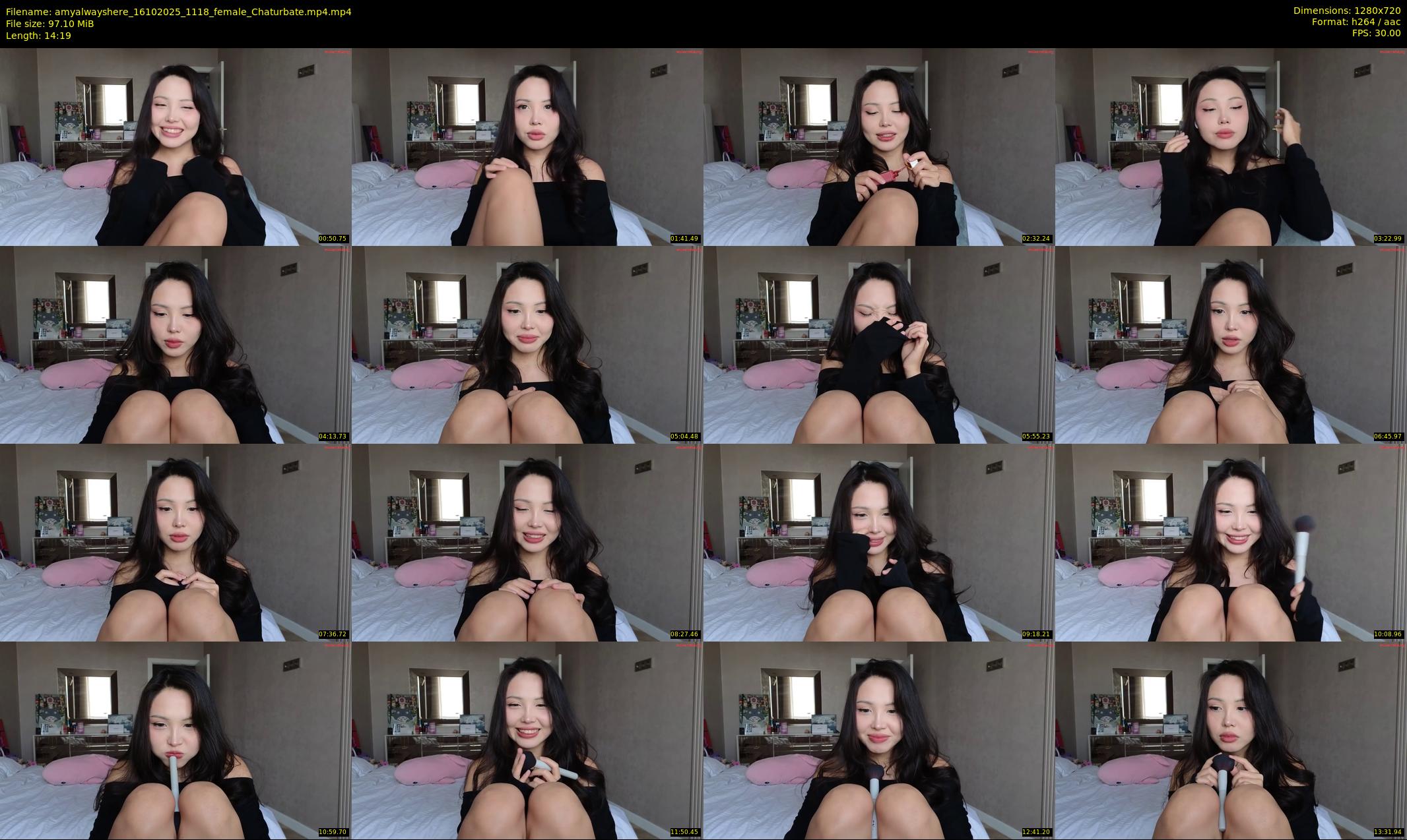 amyalwayshere — 15 minute Chaturbate female cam show recording, 720p, Oct 16, 2025