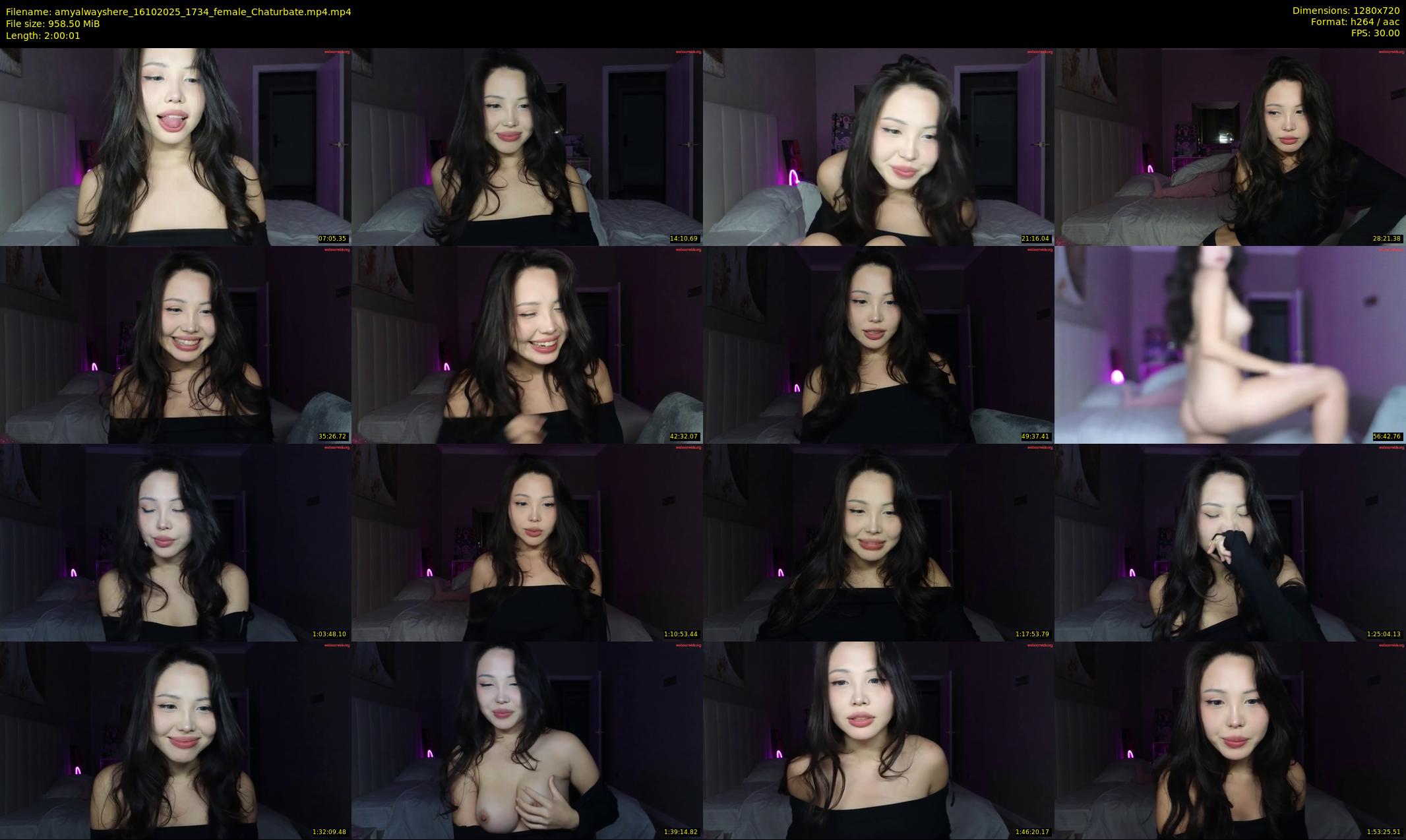amyalwayshere — 121 minute Chaturbate female cam show recording, 720p, Oct 16, 2025