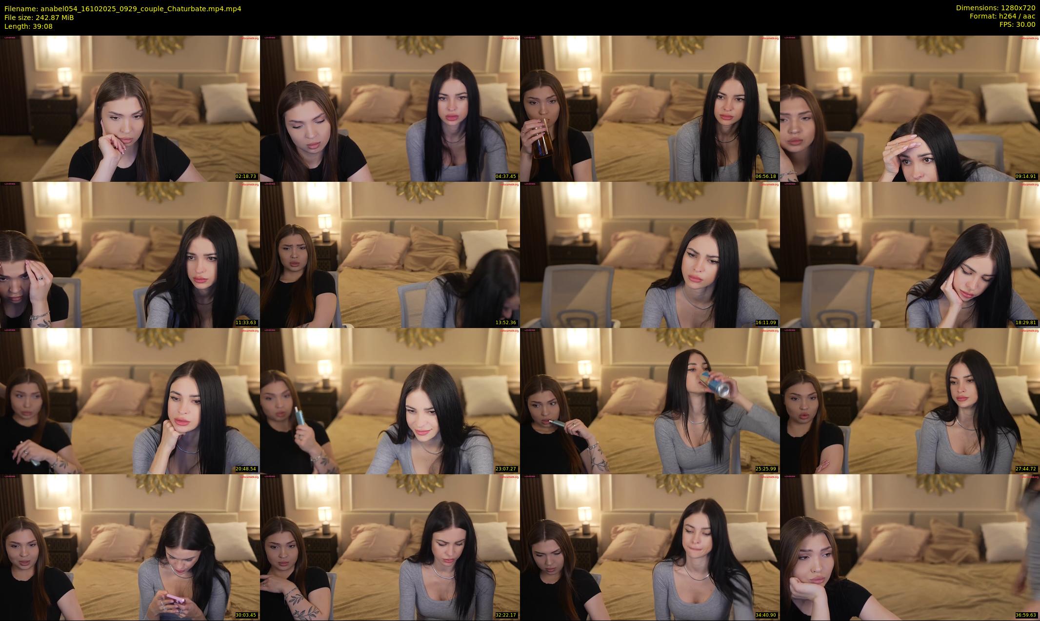 anabel054 — 40 minute Chaturbate female cam show recording, 720p, Oct 16, 2025