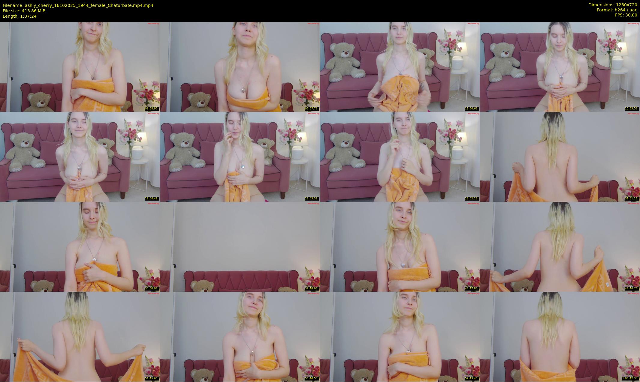 ashly_cherry — 68 minute Chaturbate female cam show recording, 720p, Oct 16, 2025